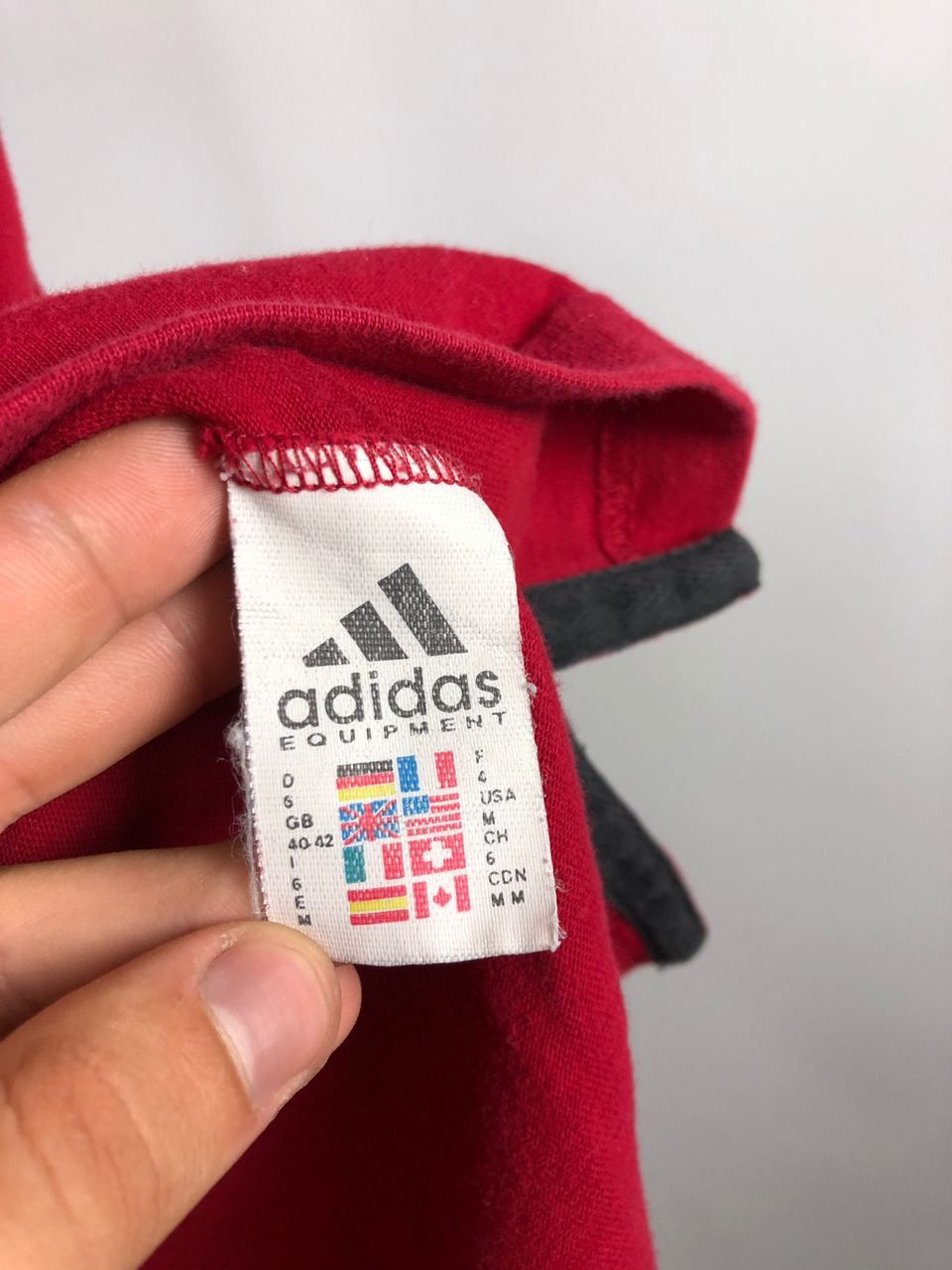 Adidas Men’s Adidas equipment vintage polo T-shirts red size M Size US M / EU 48-50 / 2 - 5 Thumbnail