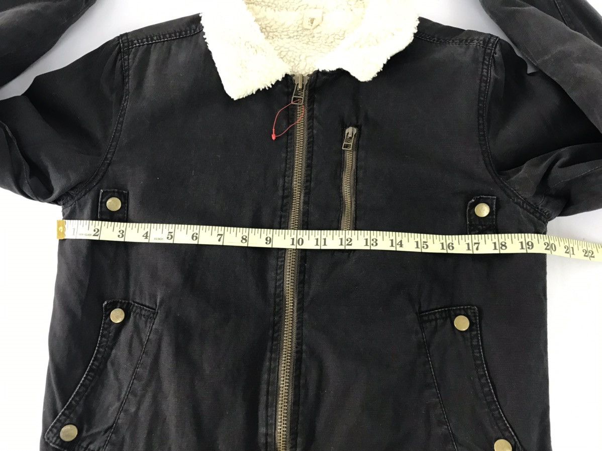 Japanese Brand Sherpa Bomber Jacket Zipper Pocket Design Size US M / EU 48-50 / 2 - 9 Thumbnail