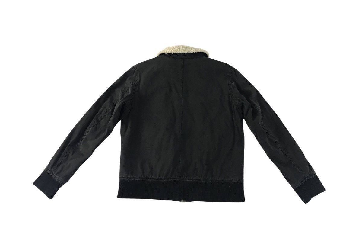 Japanese Brand Sherpa Bomber Jacket Zipper Pocket Design Size US M / EU 48-50 / 2 - 2 Thumbnail