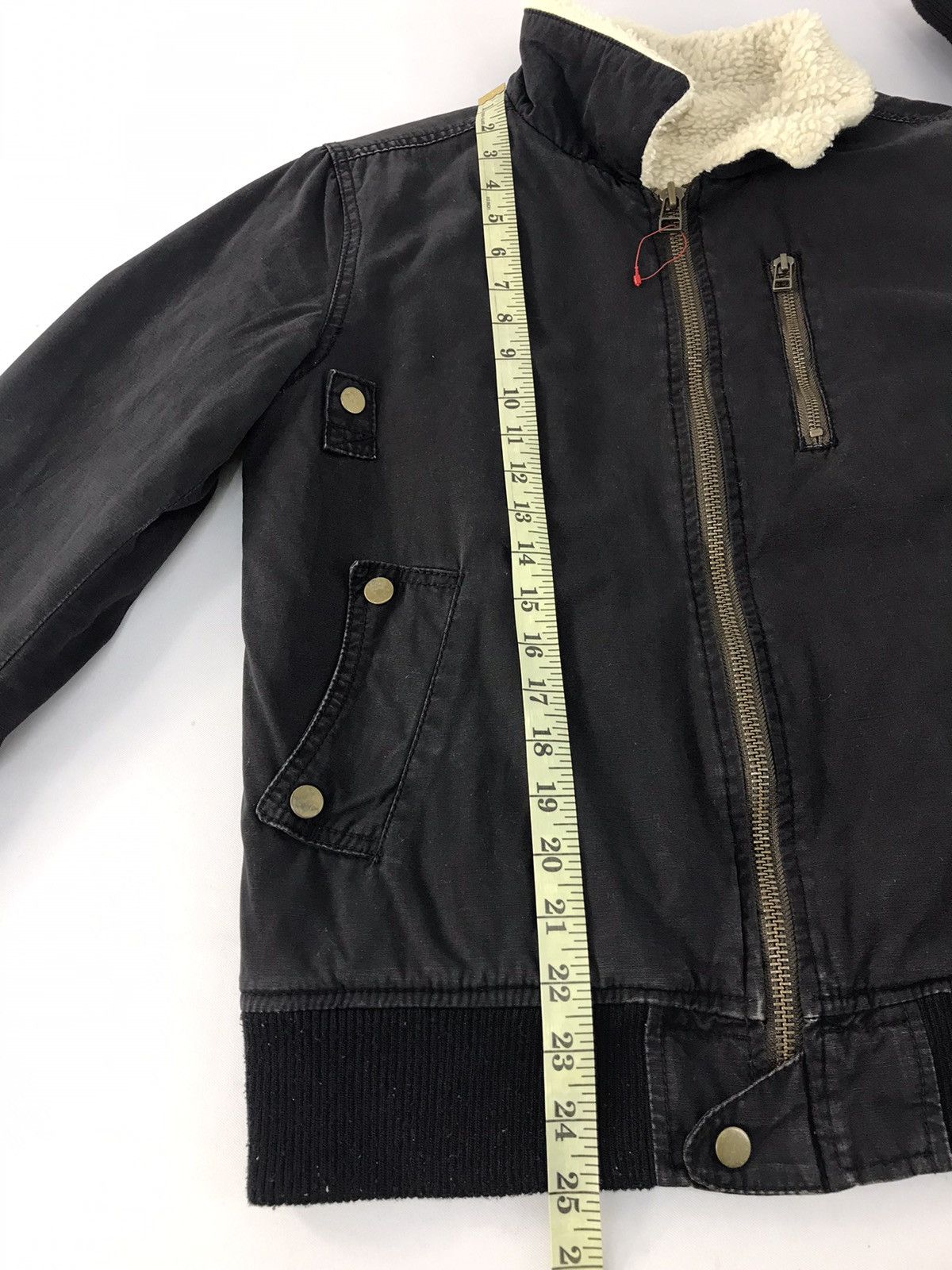 Japanese Brand Sherpa Bomber Jacket Zipper Pocket Design Size US M / EU 48-50 / 2 - 10 Thumbnail