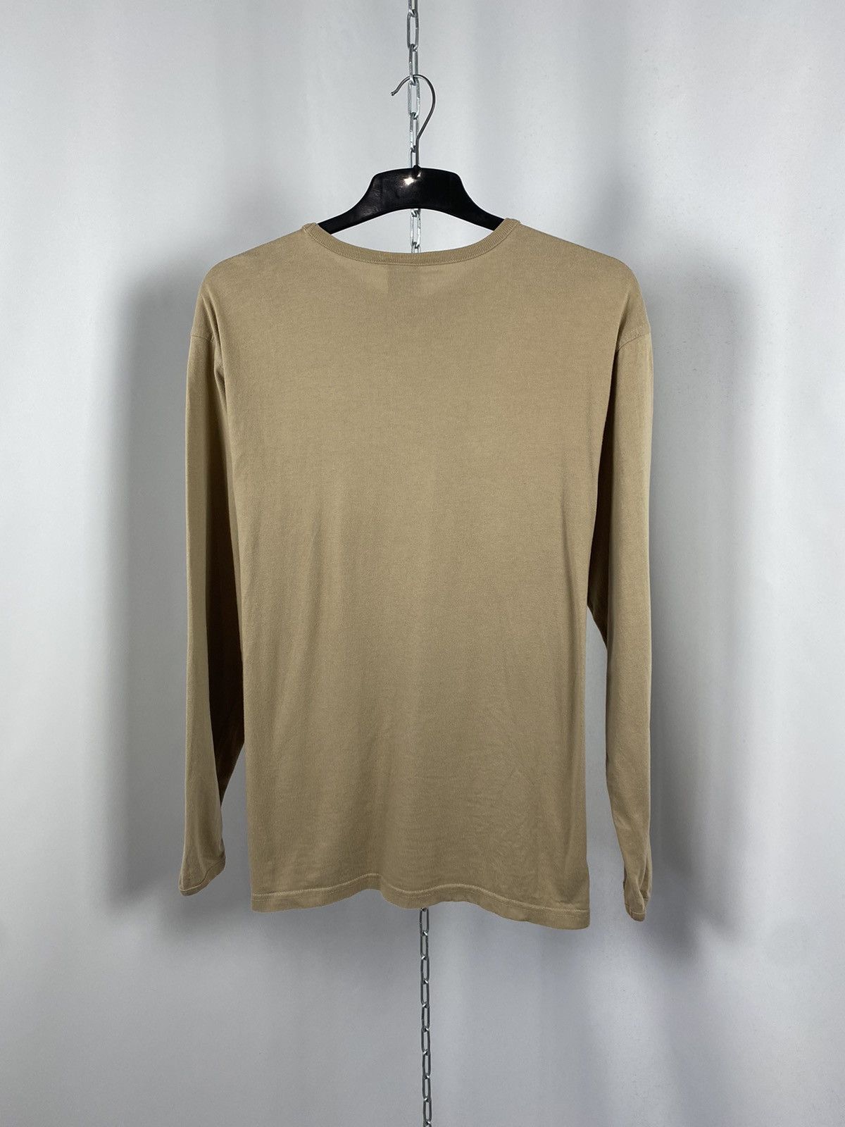 Nike Nike long sleeve beige vintage swoosh size L Size US L / EU 52-54 / 3 - 6 Thumbnail