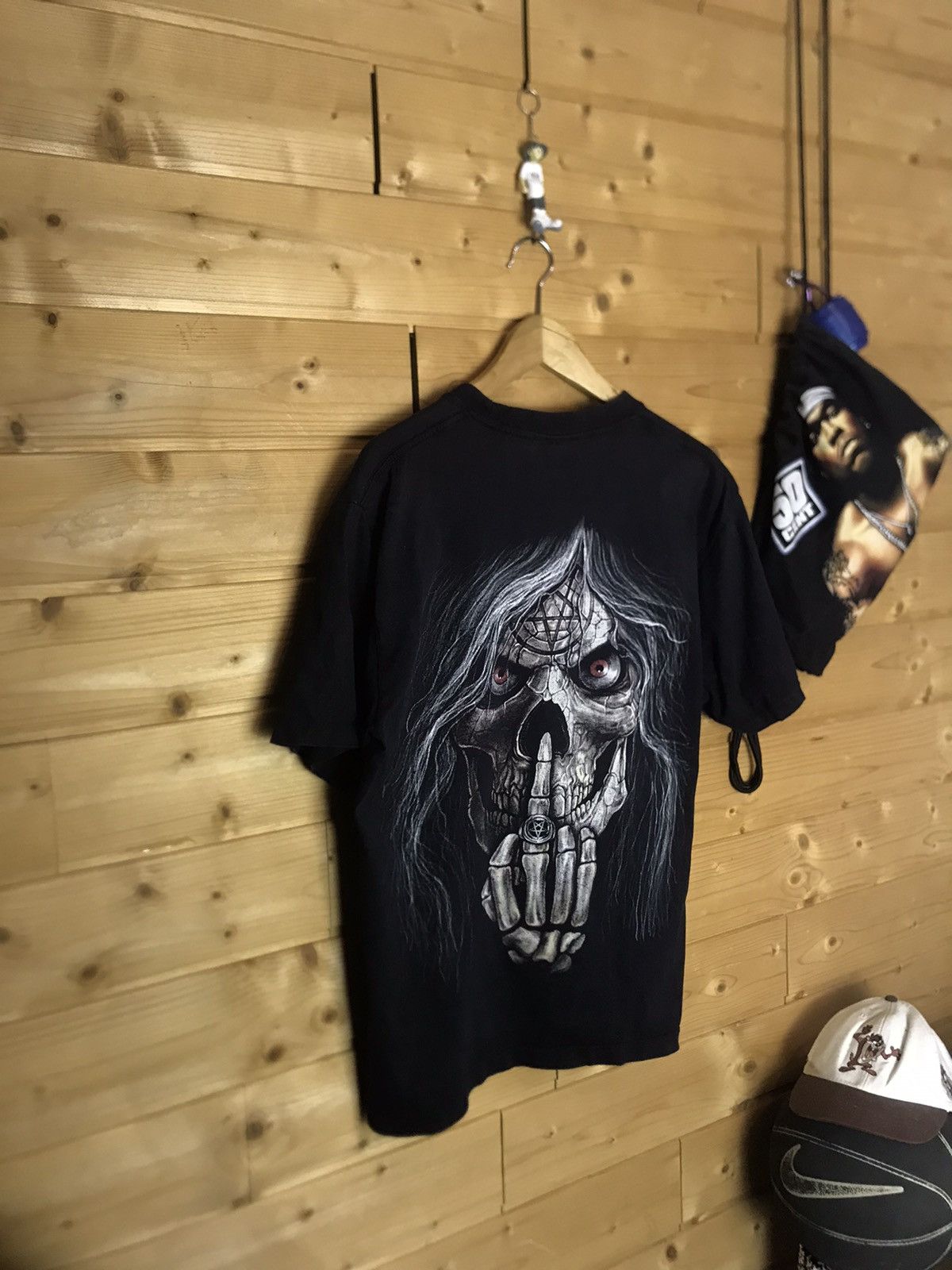 Vintage Vintage Skeleton single stitch shirt Size US L / EU 52-54 / 3 - 10 Thumbnail