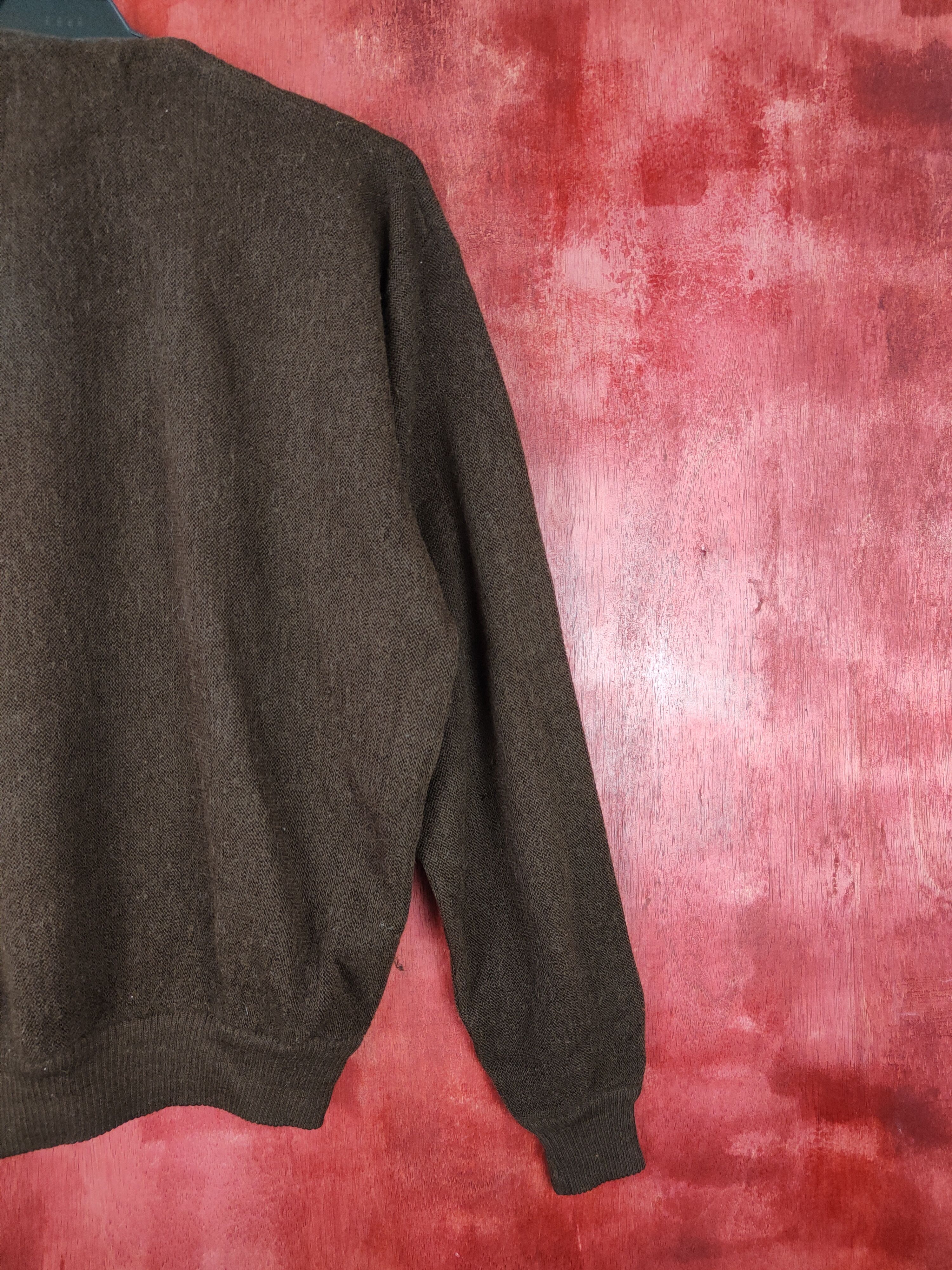 McGregor McGregor® Dark Brown vintage sweatshirt Knitwear #5231 Size US L / EU 52-54 / 3 - 8 Thumbnail
