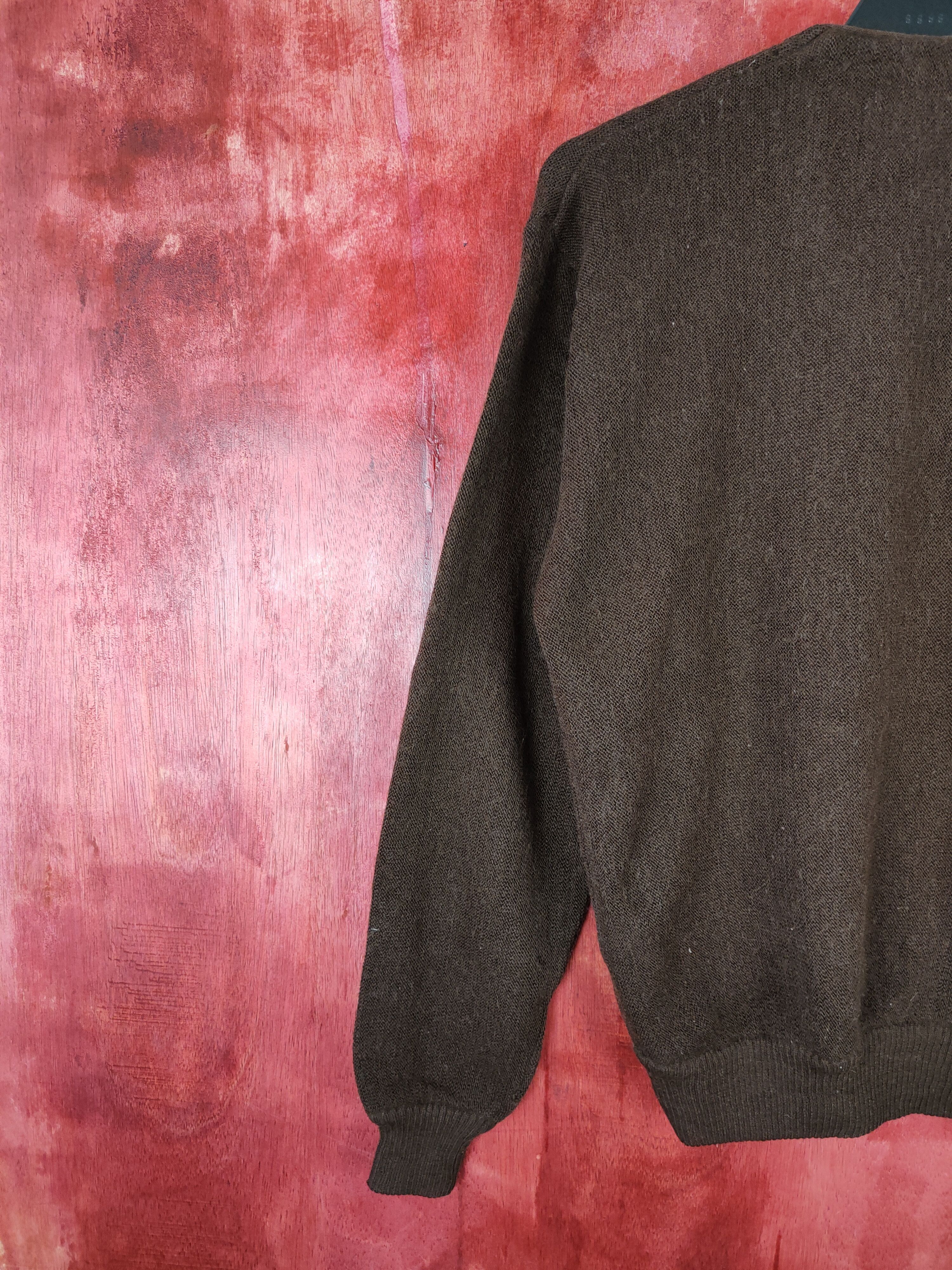 McGregor McGregor® Dark Brown vintage sweatshirt Knitwear #5231 Size US L / EU 52-54 / 3 - 7 Thumbnail