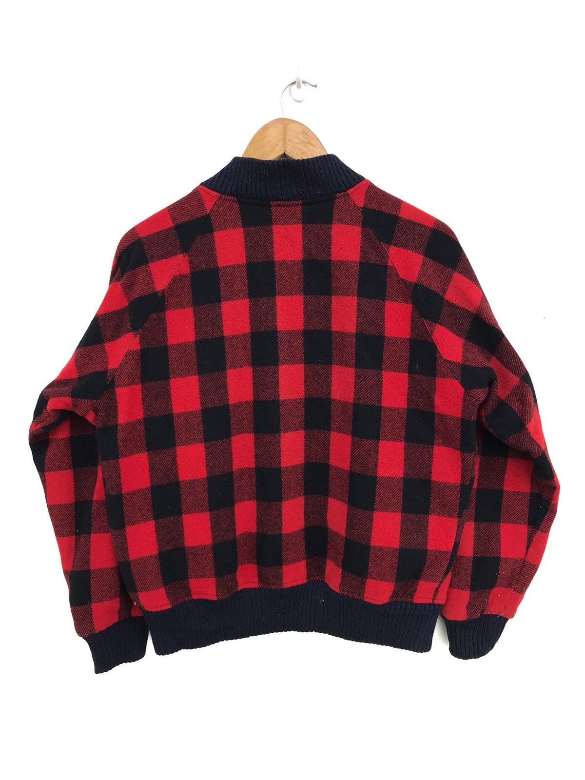 Japanese Brand Japanese Brand Tartan Wool Checkered Zipper Jacket Size US S / EU 44-46 / 1 - 2 Thumbnail