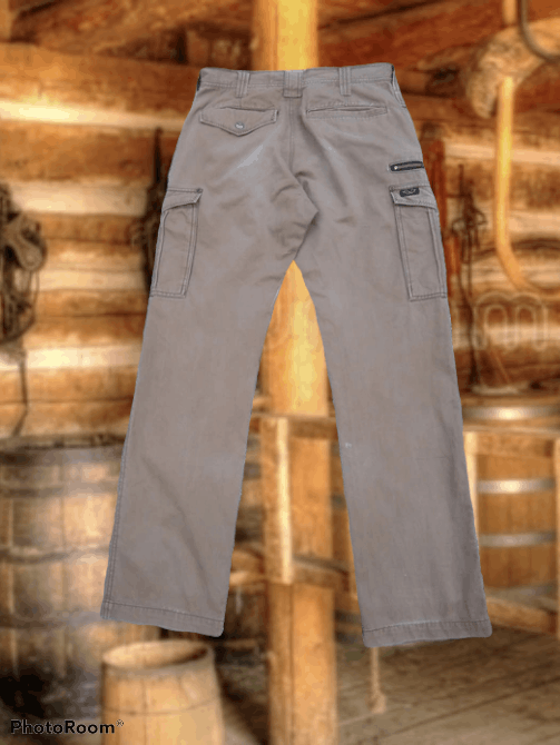 Japanese Brand GW CARGO PANT KHAKI Size US 30 / EU 46 - 2 Thumbnail