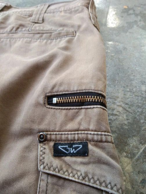 Japanese Brand GW CARGO PANT KHAKI Size US 30 / EU 46 - 4 Thumbnail