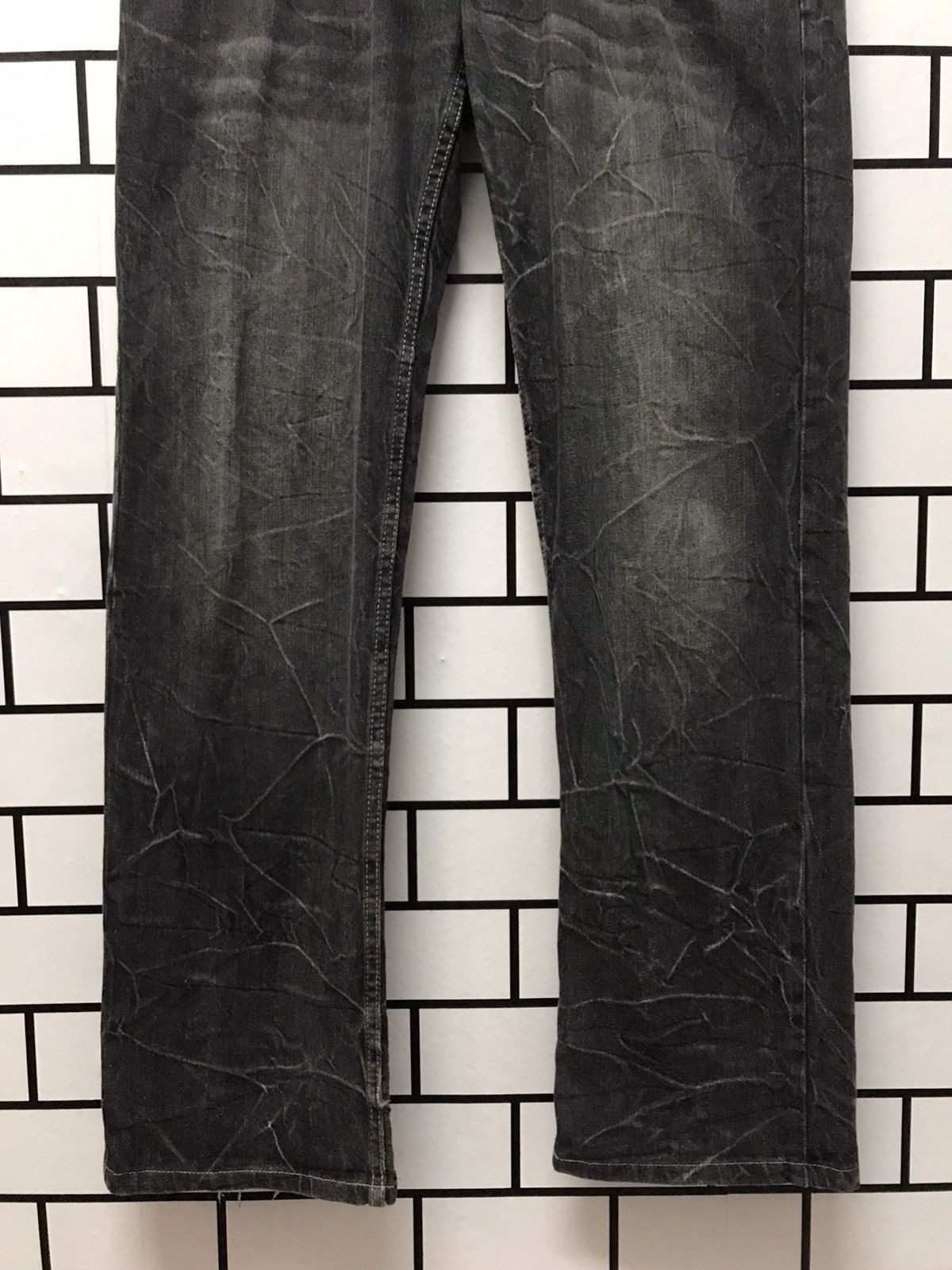 Japanese Brand Japan Brand Antfui Double Waist Distressed Denim Size US 33 - 5 Thumbnail