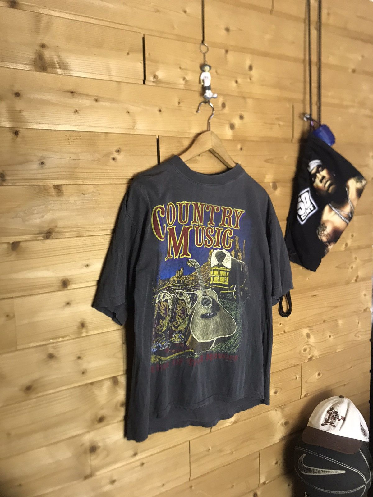 Vintage Vintage Country Music faded shirt Size US L / EU 52-54 / 3 - 1 Thumbnail