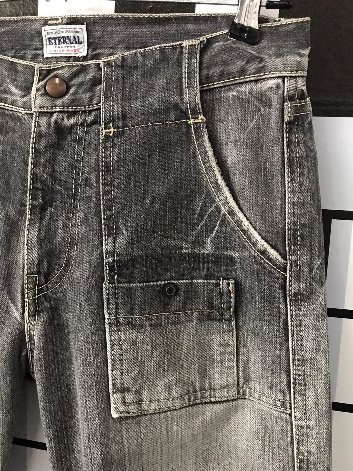 Eternal × Japanese Brand Vintage ETERNAL japan Bush Pants Denim Japan Made Size US 30 / EU 46 - 6 Thumbnail