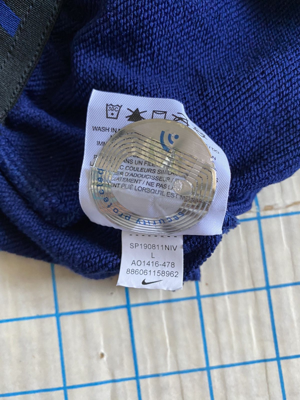 Nike Nike Navy Blue Sweat Shorts Size Large Size US 34 / EU 50 - 8 Thumbnail