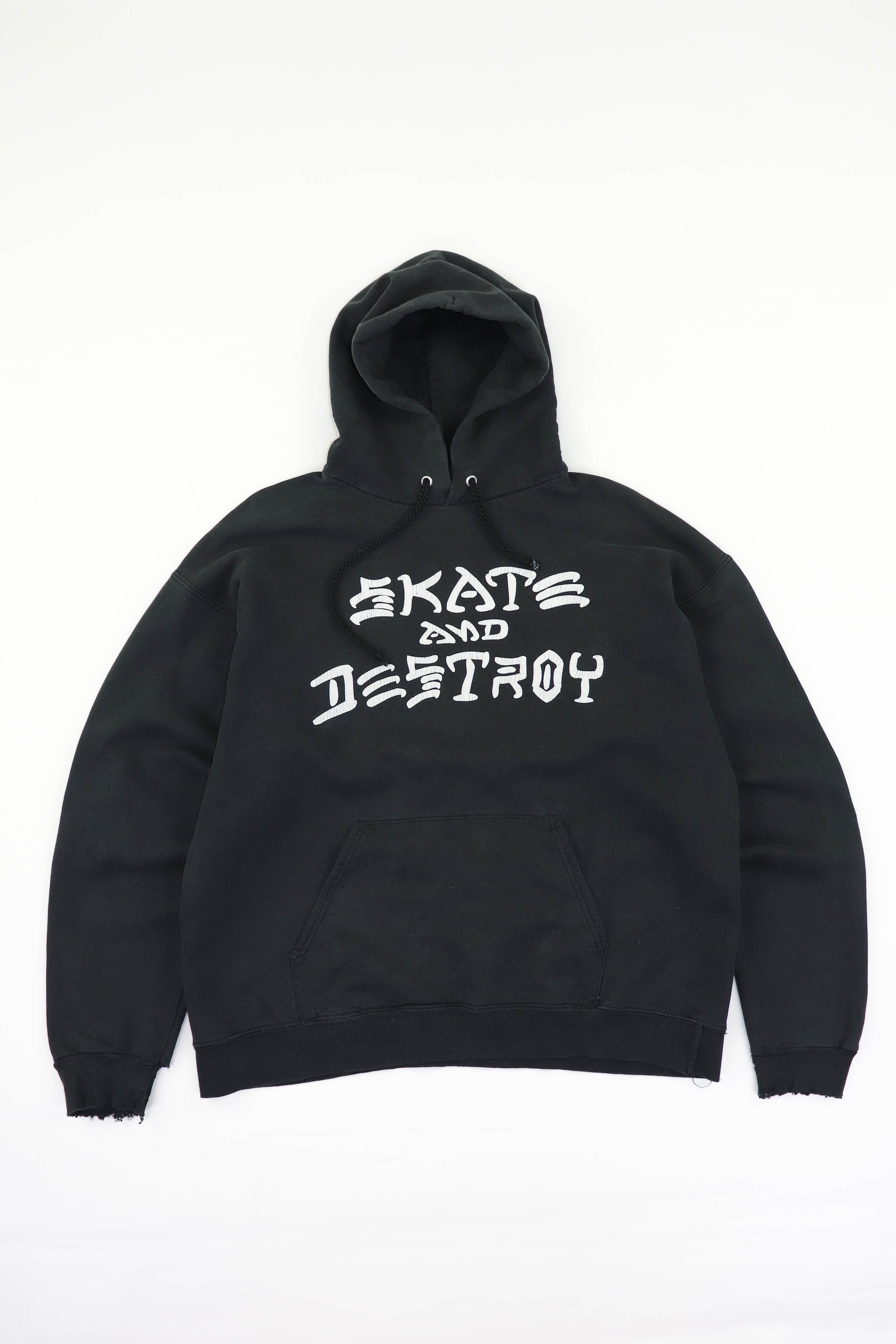 Streetwear Thrasher Vintage Thrasher Vintage Skate And Destroy Graphics Sun Faded Hoodie Grailed