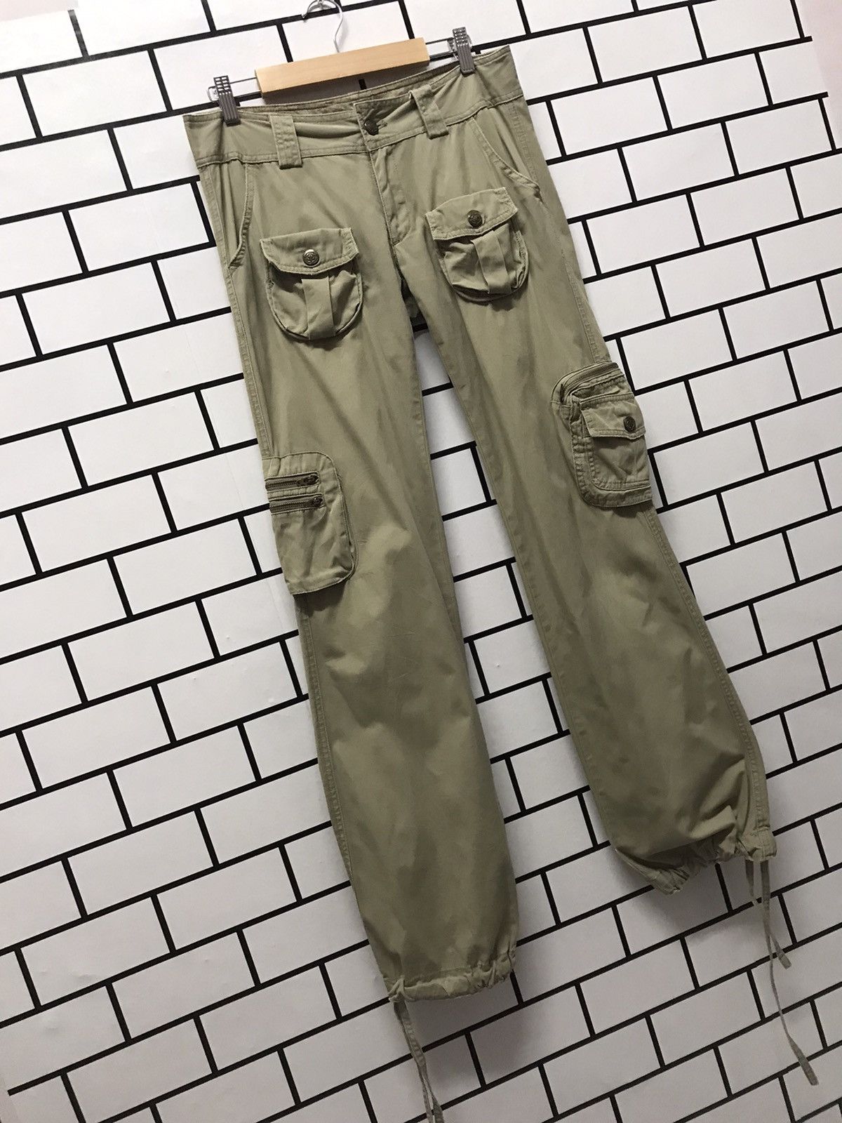 Japanese Brand Japan Brand Back Number Parachute Gas Mask Cargo Pants Size US 30 / EU 46 - 3 Thumbnail