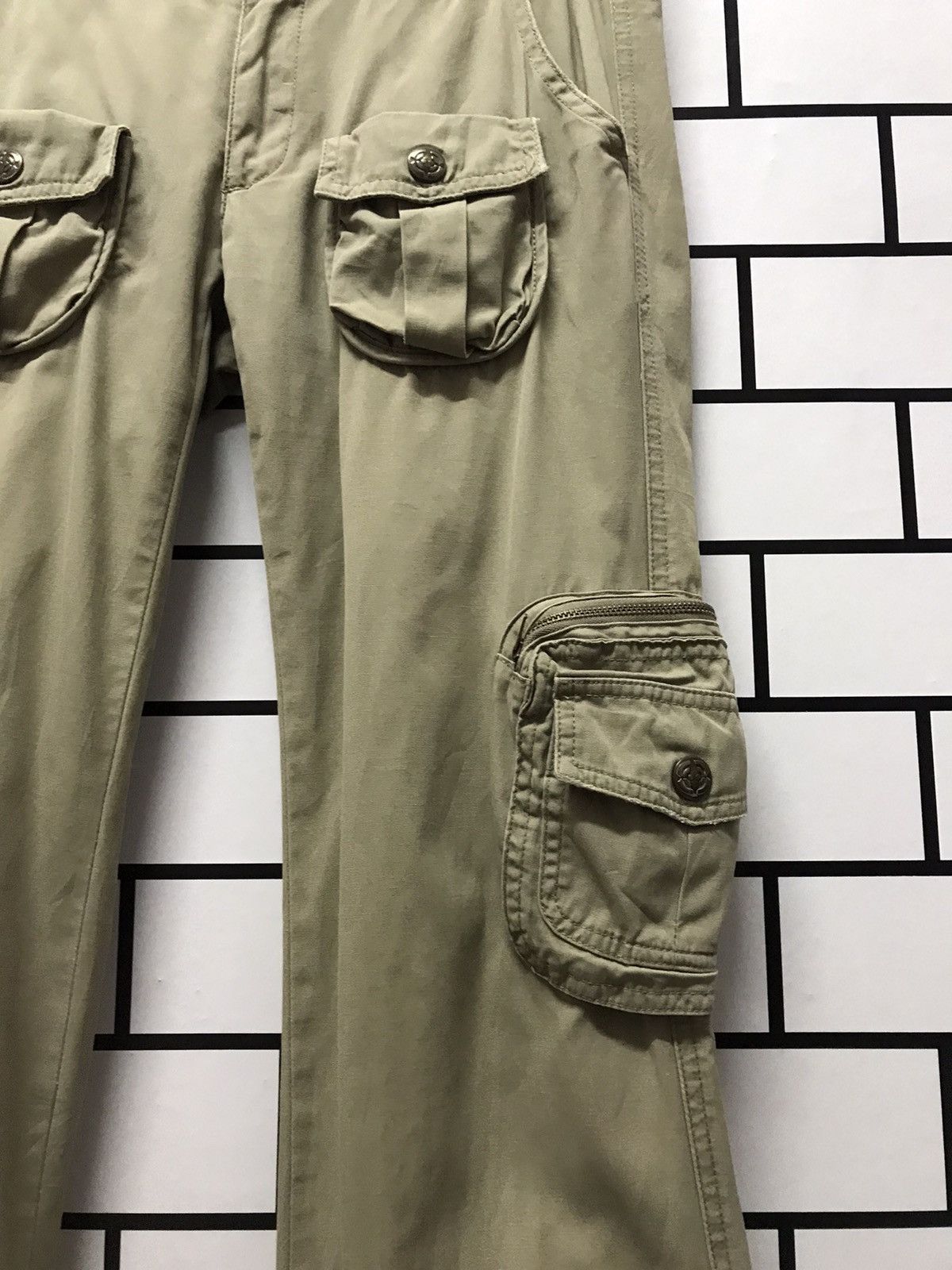 Japanese Brand Japan Brand Back Number Parachute Gas Mask Cargo Pants Size US 30 / EU 46 - 7 Thumbnail