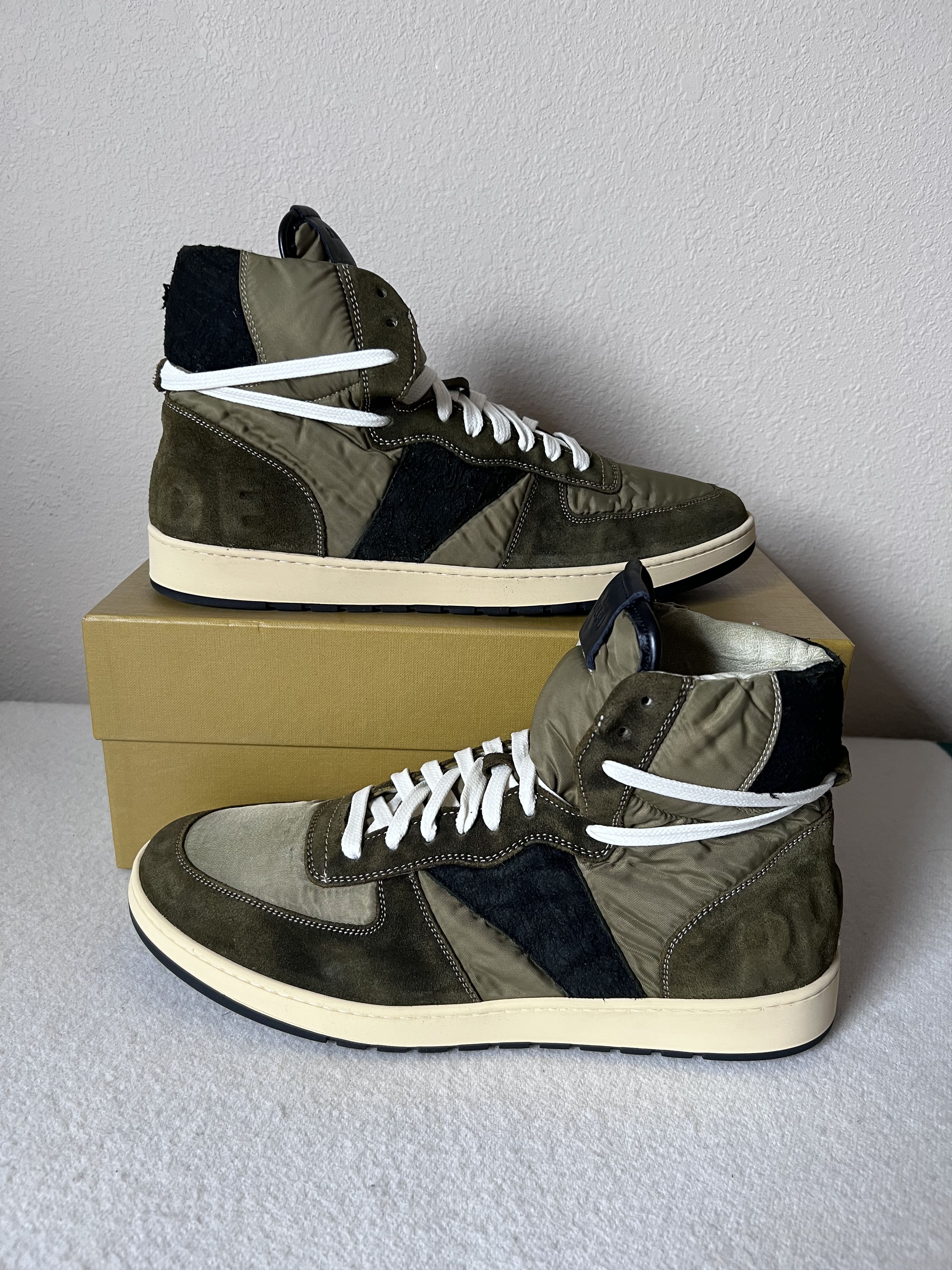 Rhude Rhude Rhecess Hi Olive Brown Size US 11 / EU 44 - 2 Thumbnail