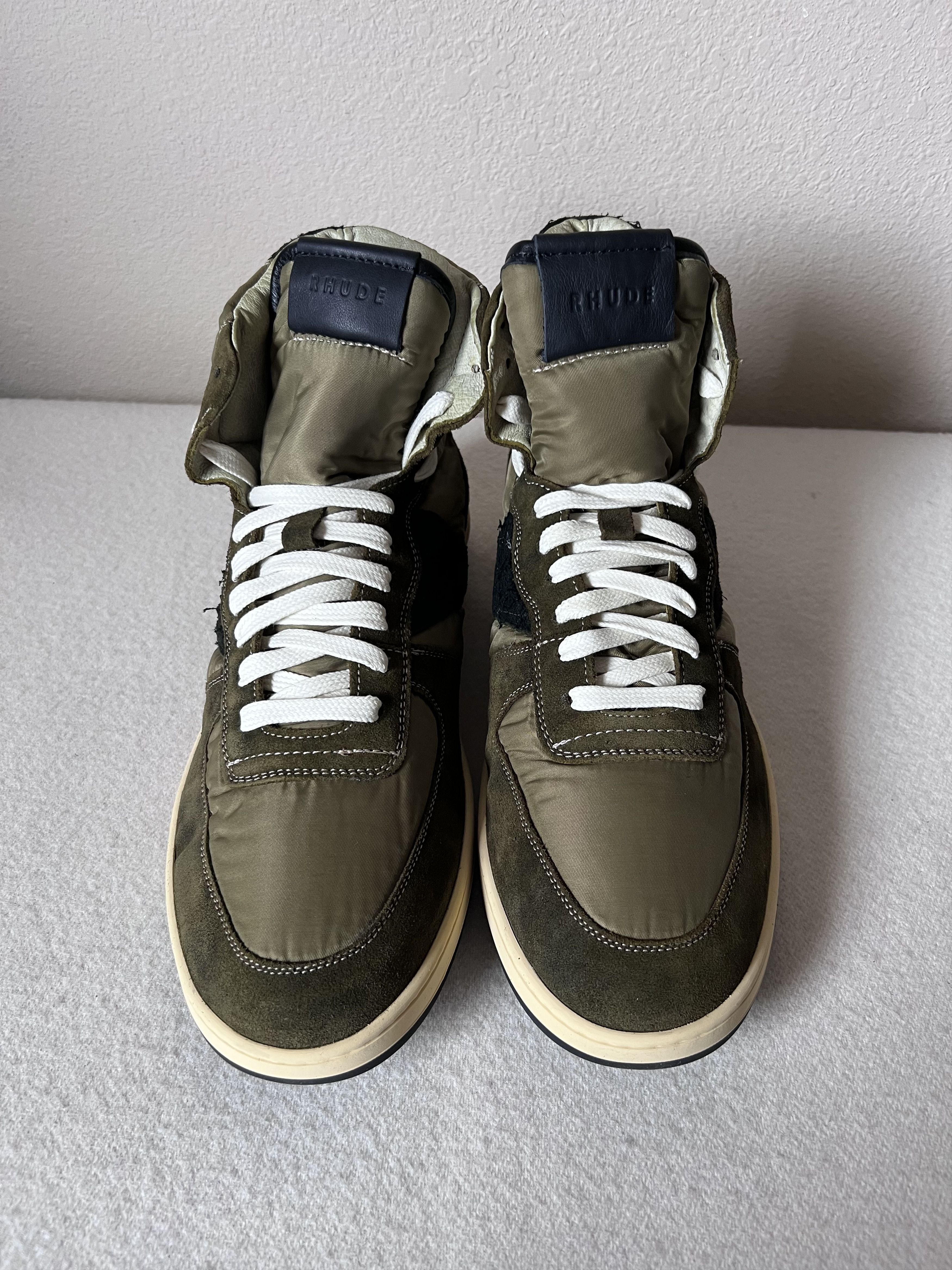 Rhude Rhude Rhecess Hi Olive Brown Size US 11 / EU 44 - 4 Thumbnail