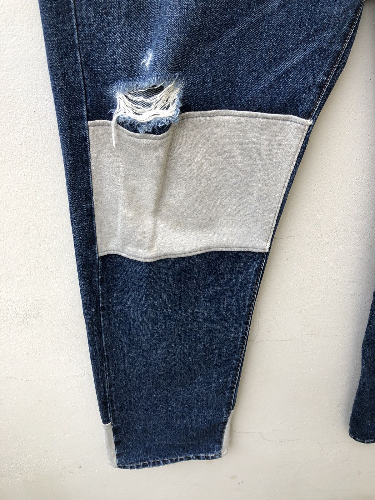 WHIZ LIMITED Whiz Limited Japan Distressed Hybrid Selvedge Baggy Denim Size US 36 / EU 52 - 10 Thumbnail