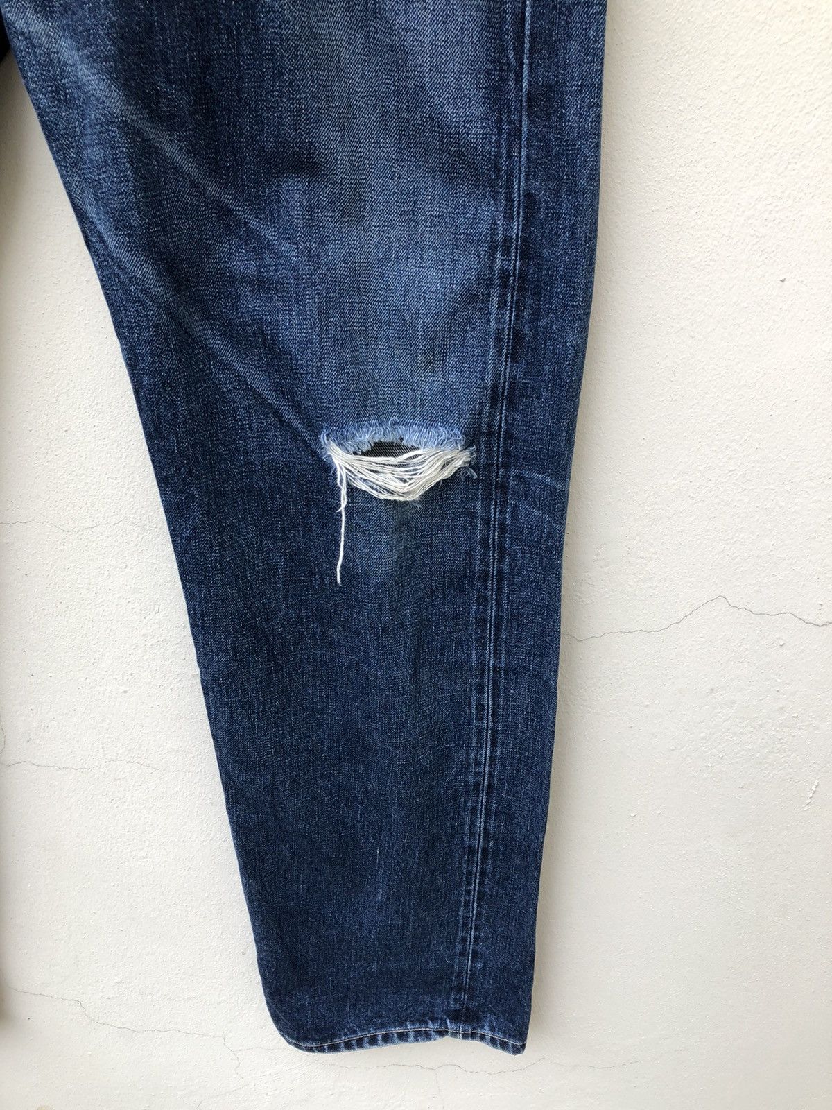 WHIZ LIMITED Whiz Limited Japan Distressed Hybrid Selvedge Baggy Denim Size US 36 / EU 52 - 12 Thumbnail