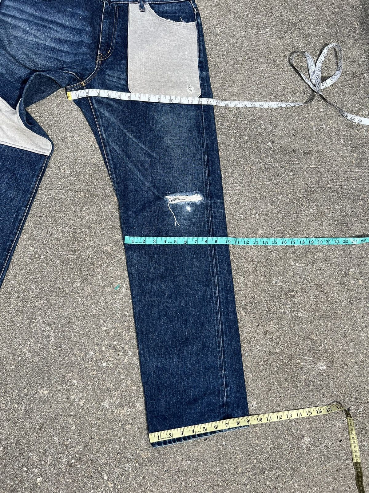 WHIZ LIMITED Whiz Limited Japan Distressed Hybrid Selvedge Baggy Denim Size US 36 / EU 52 - 3 Thumbnail