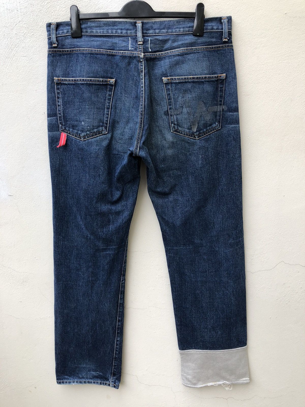 WHIZ LIMITED Whiz Limited Japan Distressed Hybrid Selvedge Baggy Denim Size US 36 / EU 52 - 16 Thumbnail