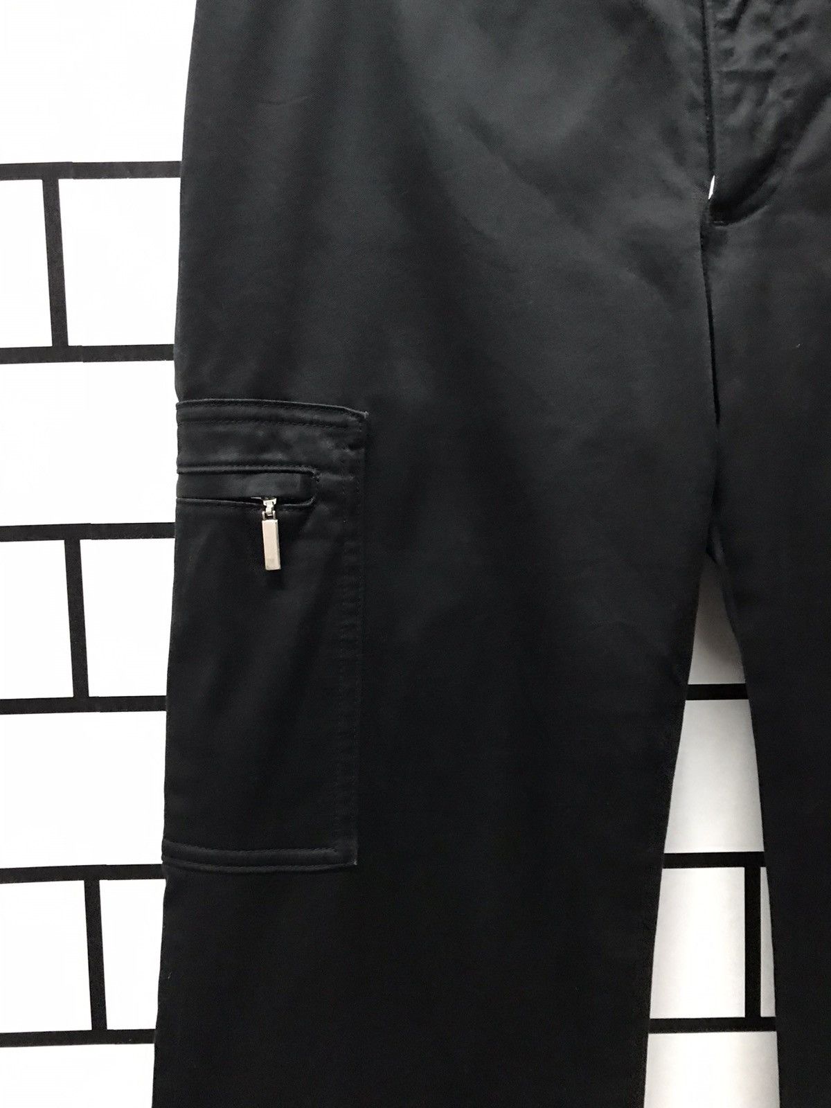 Designer × Japanese Brand × Michel Klein Michael Klein Paris Cargos Flare Pants Size US 29 - 7 Thumbnail