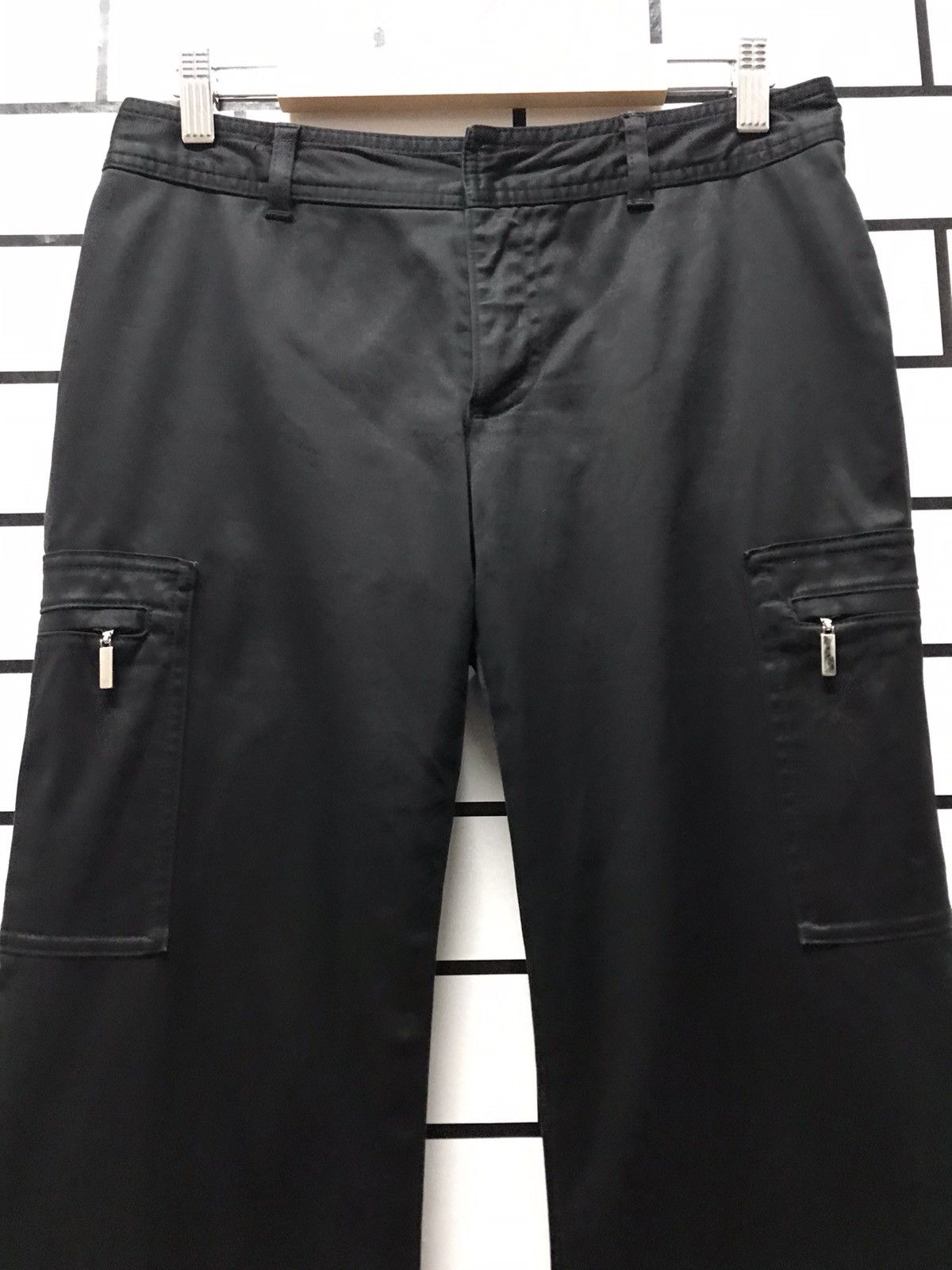 Designer × Japanese Brand × Michel Klein Michael Klein Paris Cargos Flare Pants Size US 29 - 10 Thumbnail
