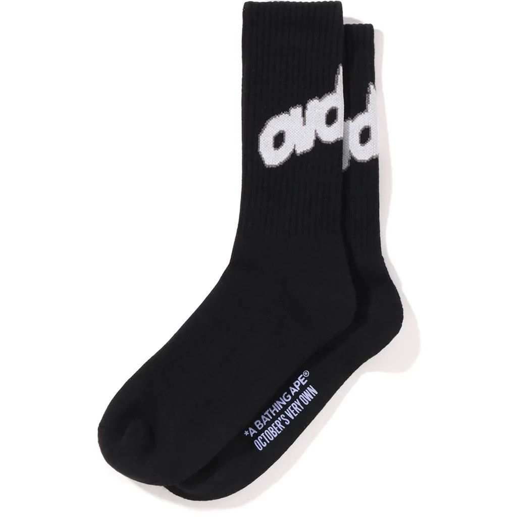 Bape × October's Very Own (Size M) BAPE X OVO Socks Black Size ONE SIZE - 3 Thumbnail