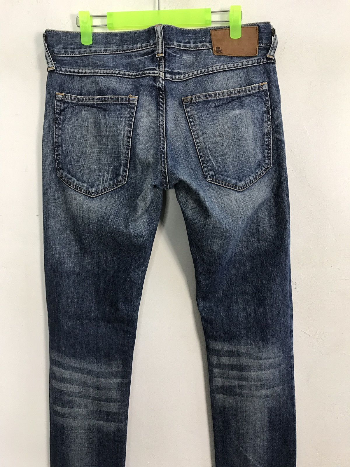 Japanese Brand × Vintage Vintage Drain Skinny Distressed Denim Jeans Size US 32 / EU 48 - 9 Thumbnail