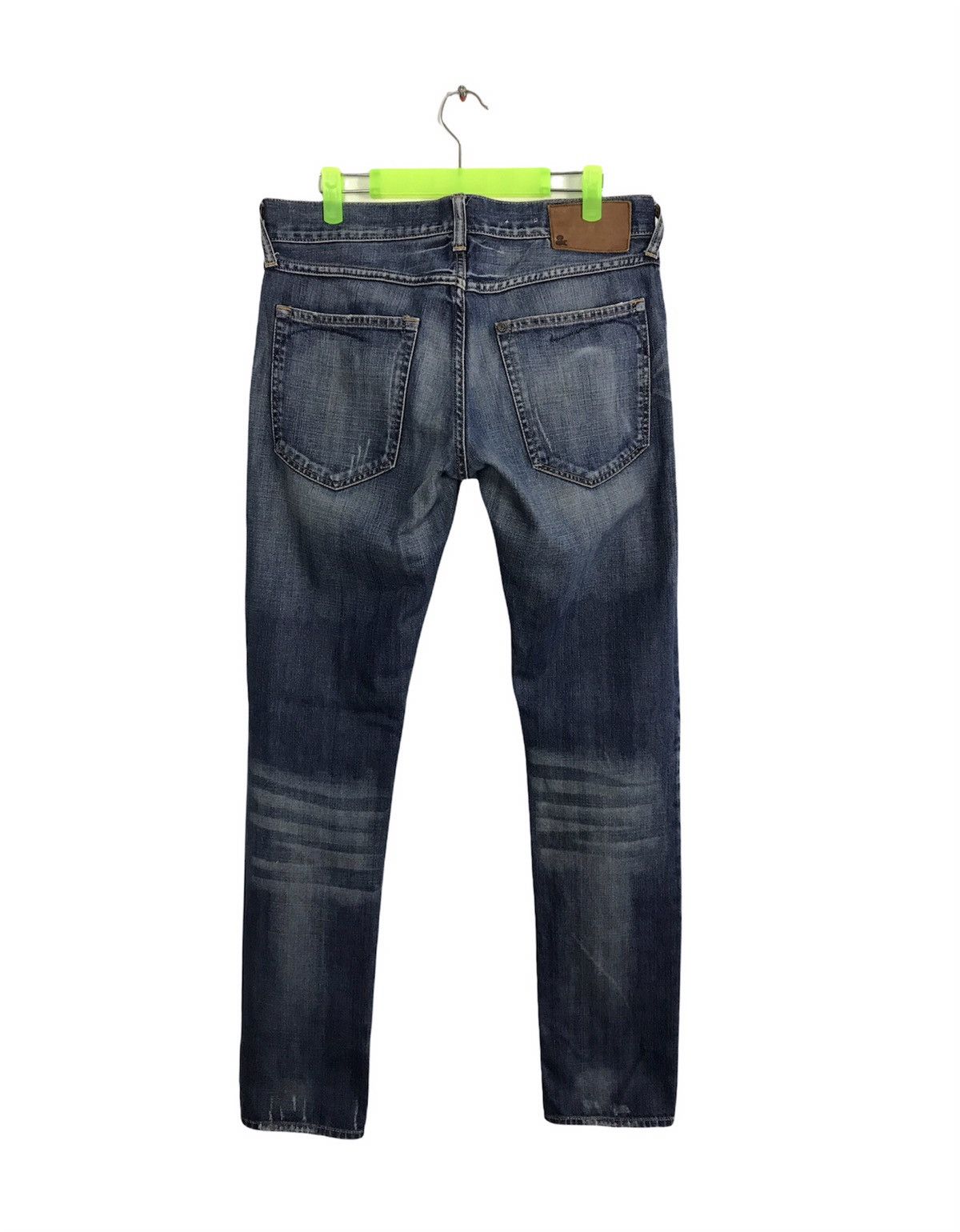 Japanese Brand × Vintage Vintage Drain Skinny Distressed Denim Jeans Size US 32 / EU 48 - 2 Thumbnail