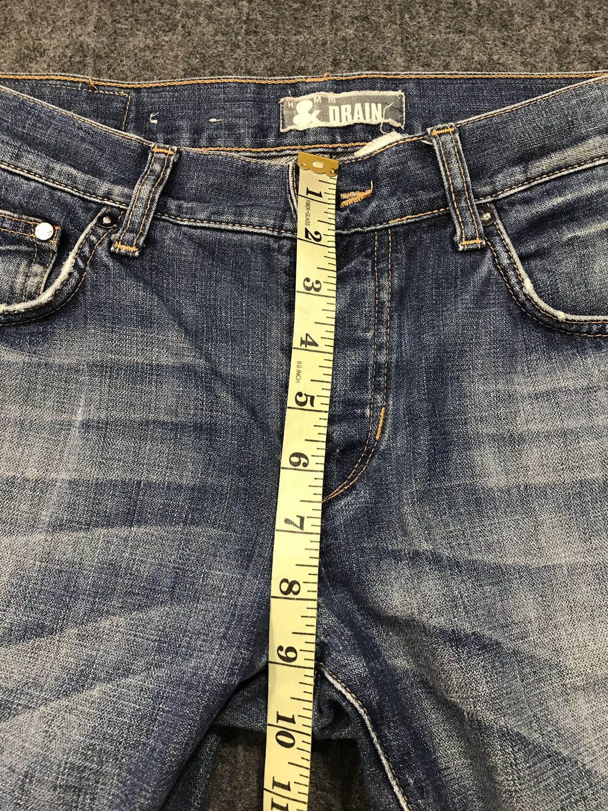 Japanese Brand × Vintage Vintage Drain Skinny Distressed Denim Jeans Size US 32 / EU 48 - 20 Thumbnail