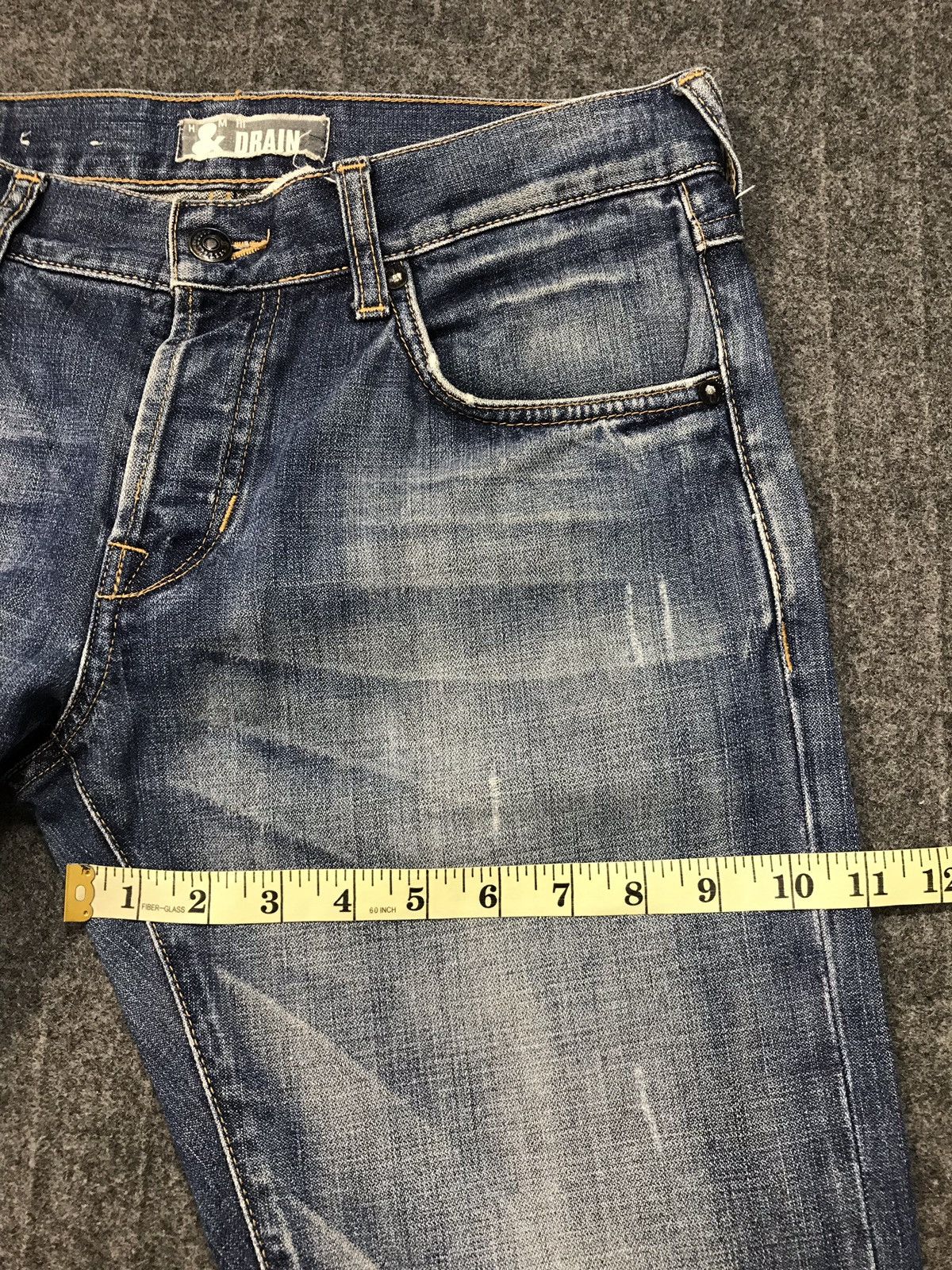 Japanese Brand × Vintage Vintage Drain Skinny Distressed Denim Jeans Size US 32 / EU 48 - 21 Thumbnail