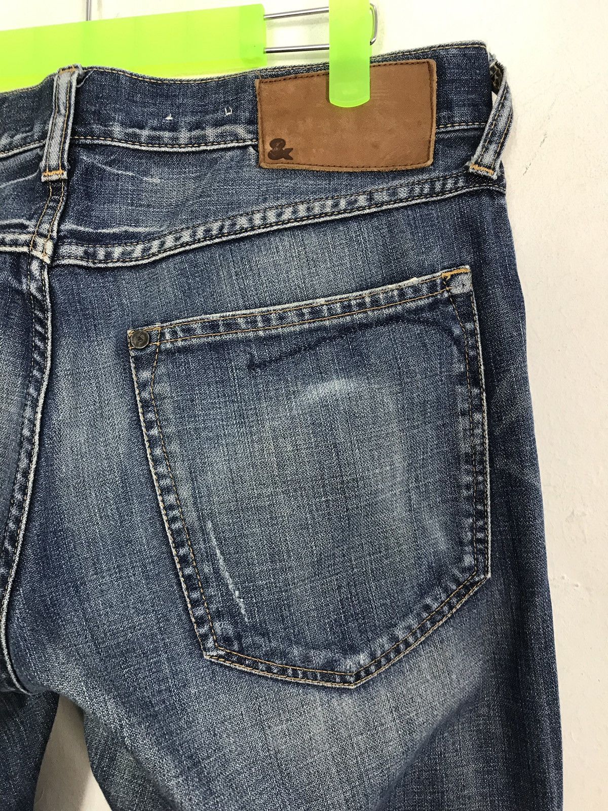Japanese Brand × Vintage Vintage Drain Skinny Distressed Denim Jeans Size US 32 / EU 48 - 10 Thumbnail