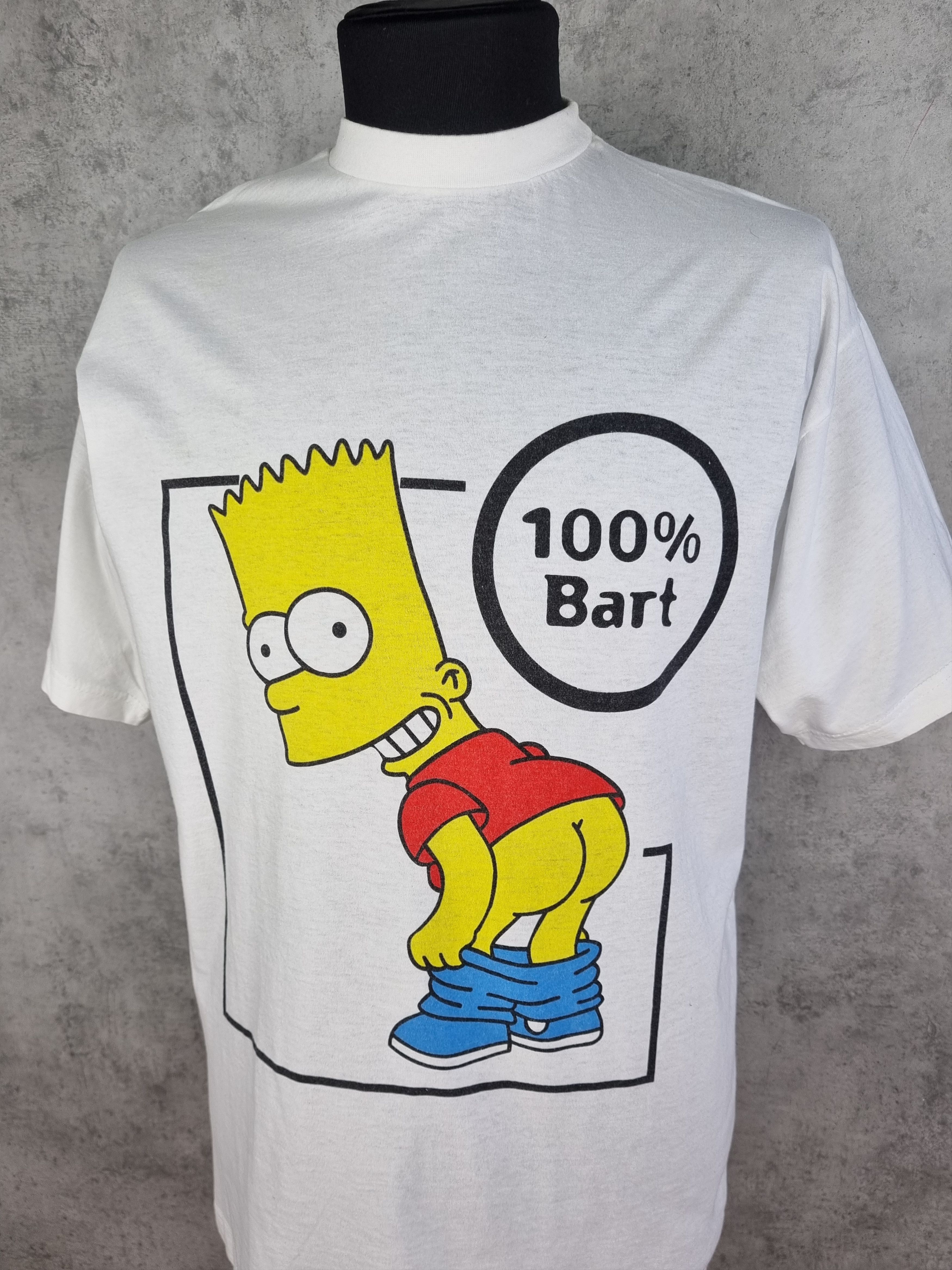 Cartoon Network × The Simpsons × Vintage 90s Vintage Bart Big Print The Simpsons Tee shirt Size US L / EU 52-54 / 3 - 2 Thumbnail
