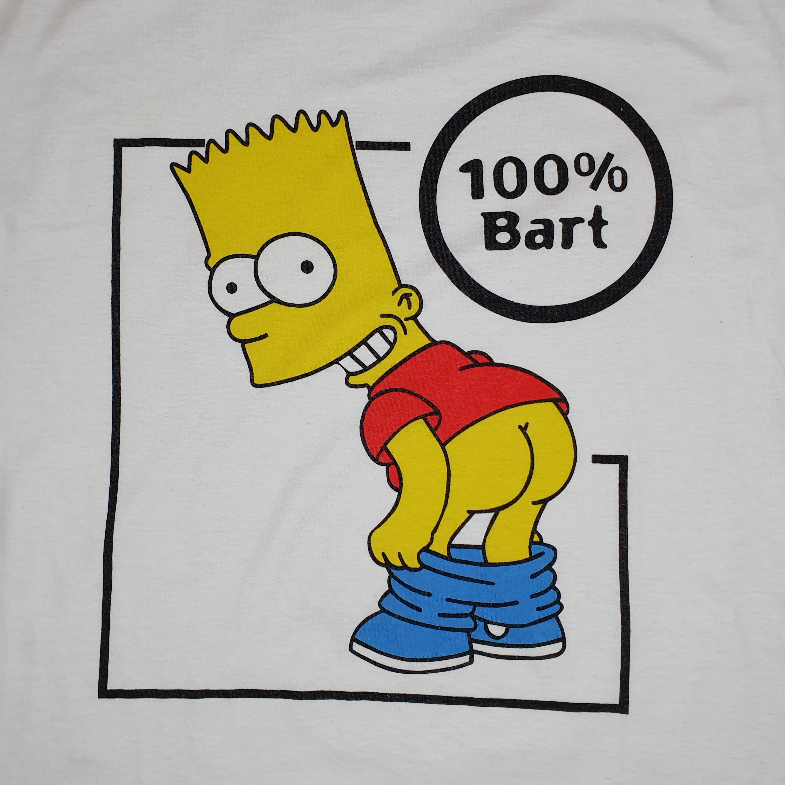 Cartoon Network × The Simpsons × Vintage 90s Vintage Bart Big Print The Simpsons Tee shirt Size US L / EU 52-54 / 3 - 4 Thumbnail
