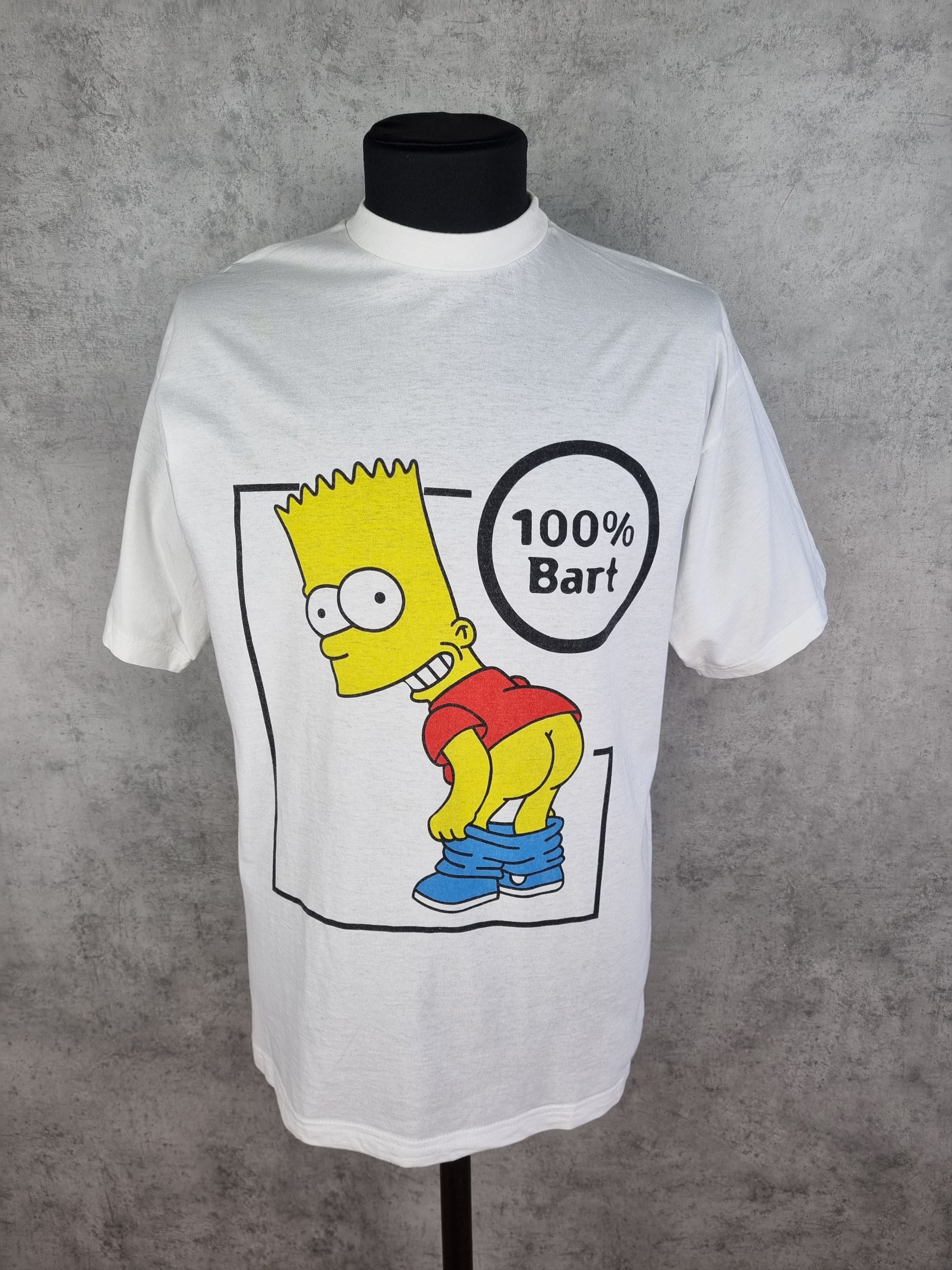 Cartoon Network × The Simpsons × Vintage 90s Vintage Bart Big Print The Simpsons Tee shirt Size US L / EU 52-54 / 3 - 9 Thumbnail