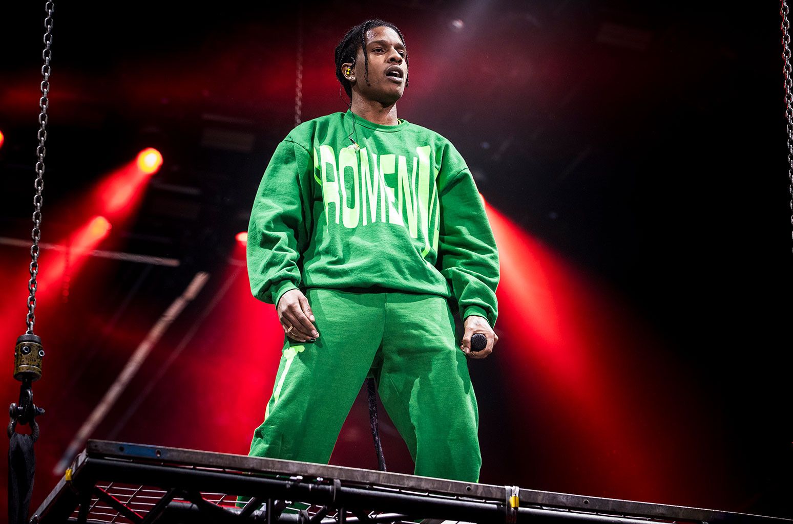 A$AP Rocky Vlone A$ap Rocky Sweden Tour Concert USA Promenad Sweatpants Size US 34 / EU 50 - 7 Thumbnail