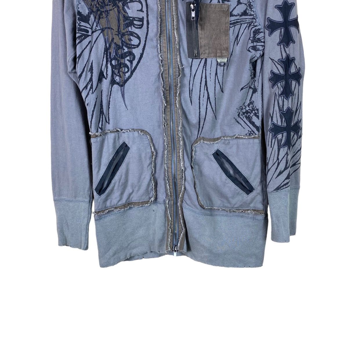 Japanese Brand × Seditionaries GHTZ PUNK STYLE CROSS HOODIE Size US S / EU 44-46 / 1 - 5 Thumbnail