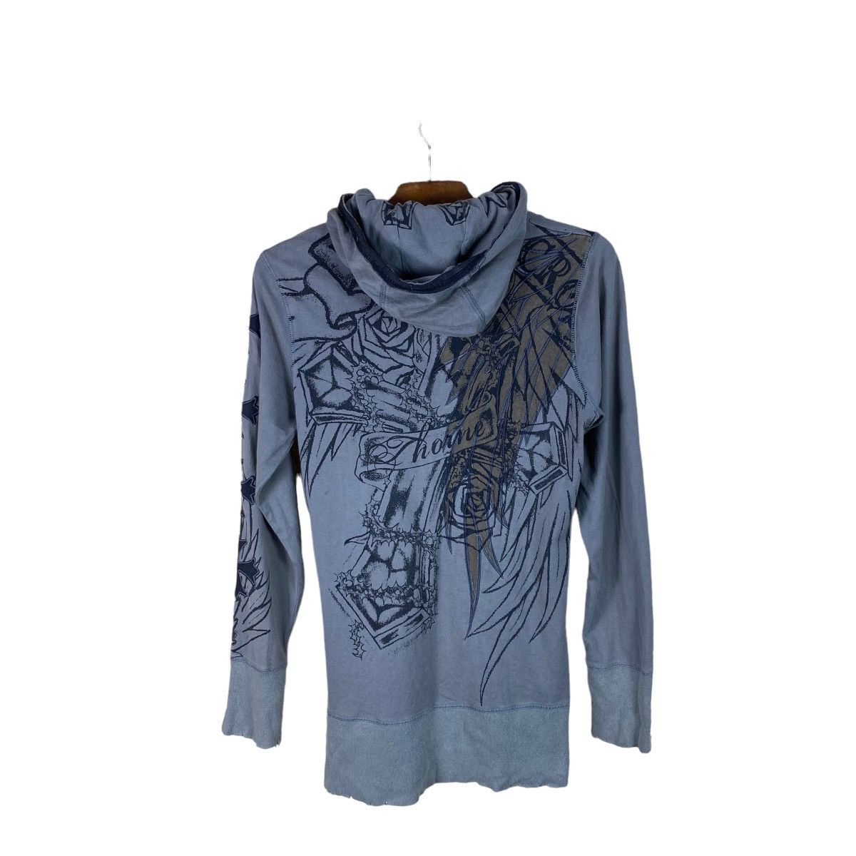 Japanese Brand × Seditionaries GHTZ PUNK STYLE CROSS HOODIE Size US S / EU 44-46 / 1 - 2 Thumbnail