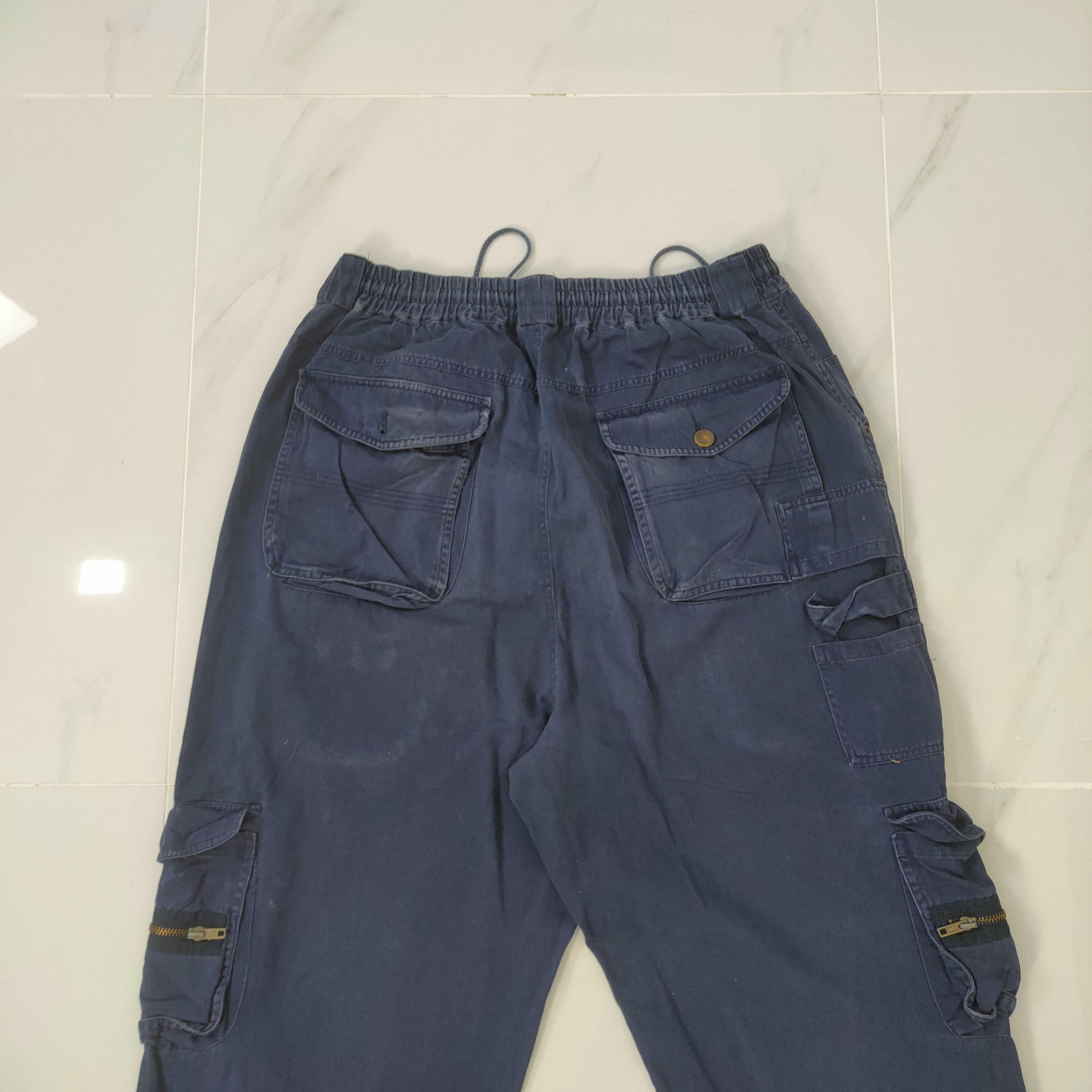 Japanese Brand × Vintage POLO CLUB SPRING WAIST FADED DISTRESSED CARGO PANTS Size US 34 / EU 50 - 10 Thumbnail