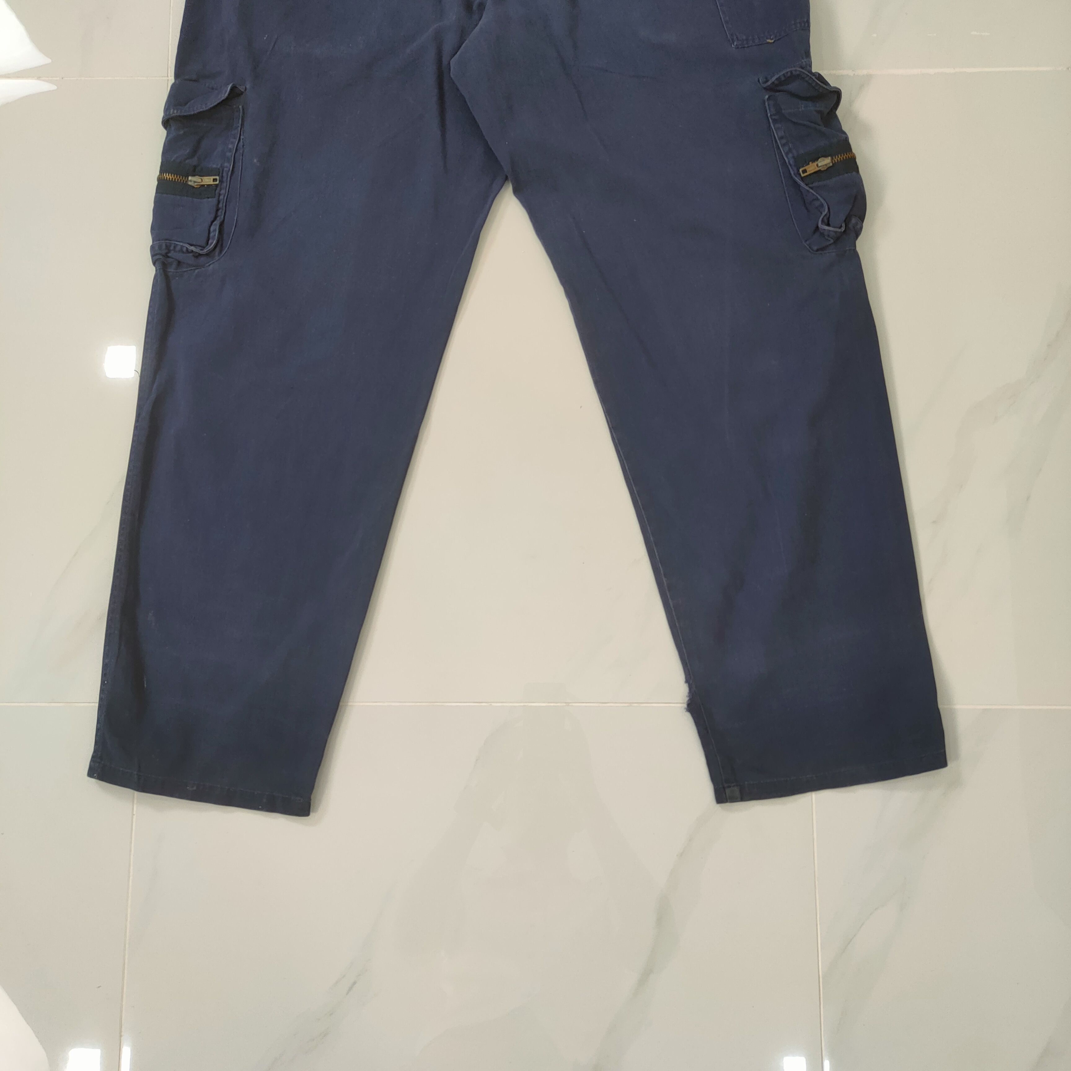Japanese Brand × Vintage POLO CLUB SPRING WAIST FADED DISTRESSED CARGO PANTS Size US 34 / EU 50 - 11 Thumbnail