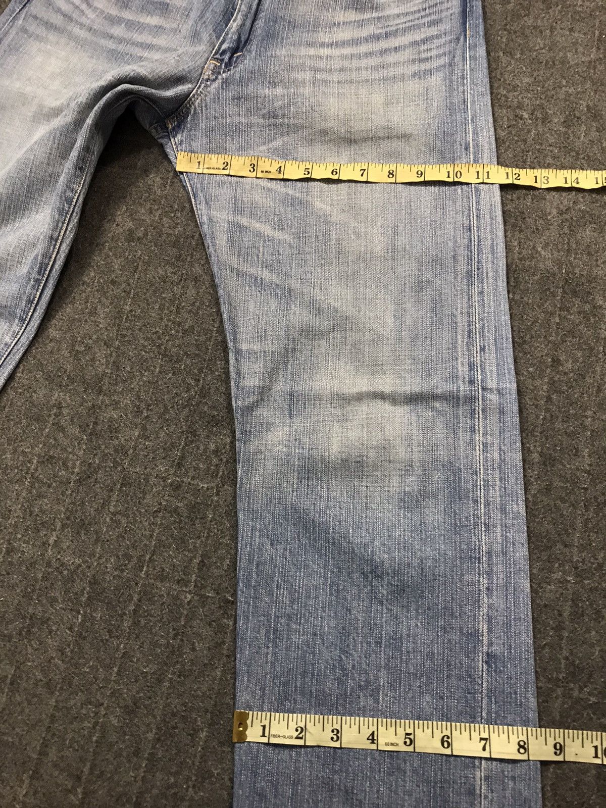 Japanese Brand × Levi's Vintage Levi’s Red Loop 505 Light Wash Jeans Design Size US 31 - 18 Thumbnail