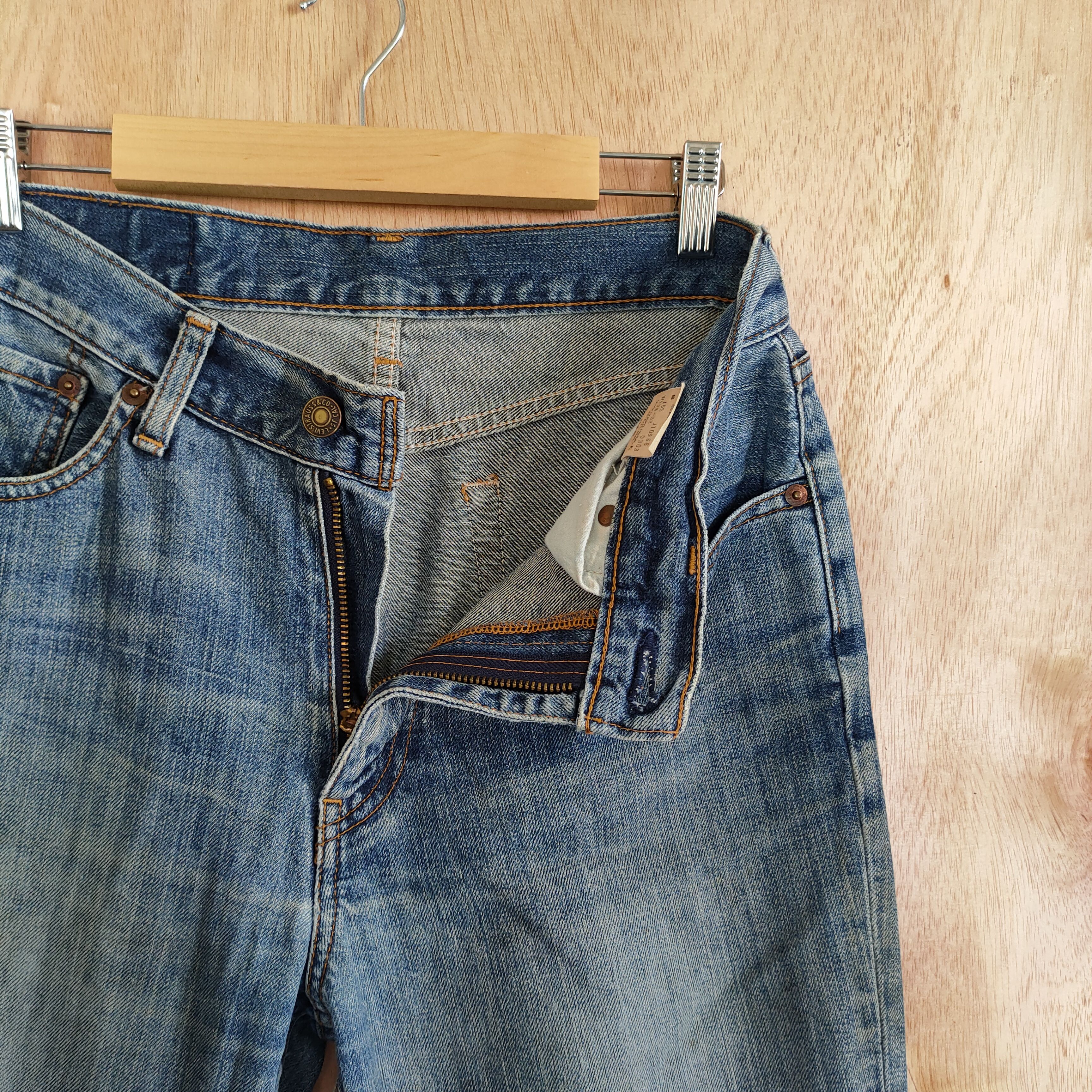 Levi's Vintage Clothing LEVI'S 508 DENIM JEAN /DISTRESSED KNEE/ FADED Size US 30 / EU 46 - 4 Thumbnail