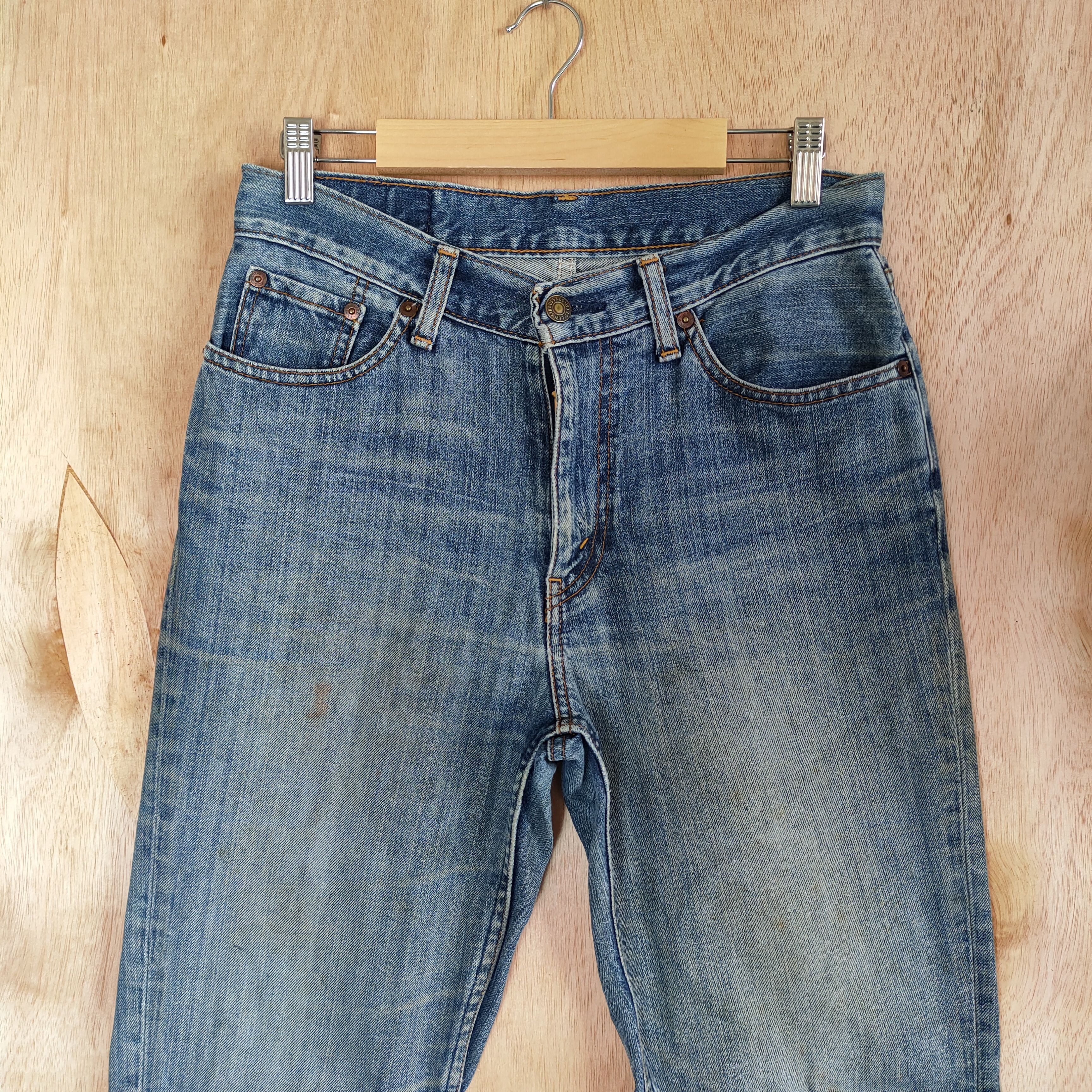 Levi's Vintage Clothing LEVI'S 508 DENIM JEAN /DISTRESSED KNEE/ FADED Size US 30 / EU 46 - 2 Thumbnail