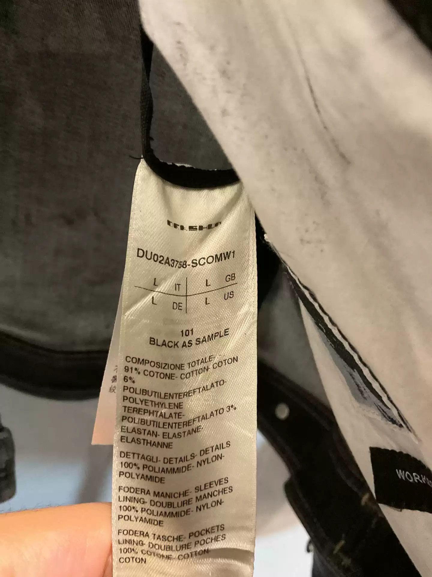 Rick Owens Rick Owens Drkshdw brush-waxed denim jacket Size US L / EU 52-54 / 3 - 2 Thumbnail