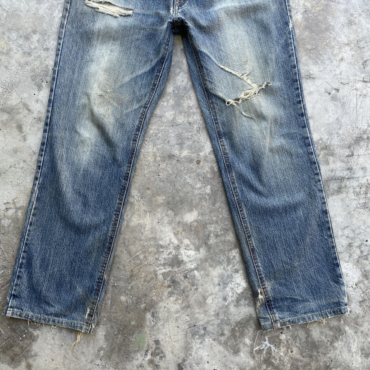 Vintage W30💥 Vintage Christian Orani Distressed Jeans Denim Pants Size US 30 / EU 46 - 4 Thumbnail