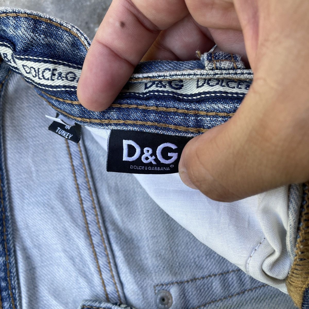 Dolce & Gabbana Vintage Dolce & Cabbana Button Fly Jeans Denim Pants Size US 31 - 8 Thumbnail