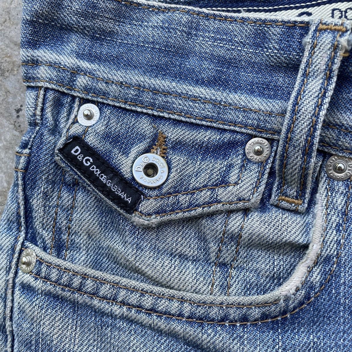 Dolce & Gabbana Vintage Dolce & Cabbana Button Fly Jeans Denim Pants Size US 31 - 6 Thumbnail