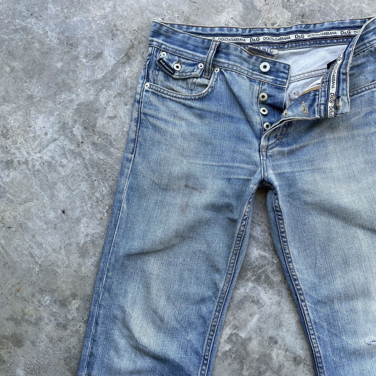Dolce & Gabbana Vintage Dolce & Cabbana Button Fly Jeans Denim Pants Size US 31 - 3 Thumbnail