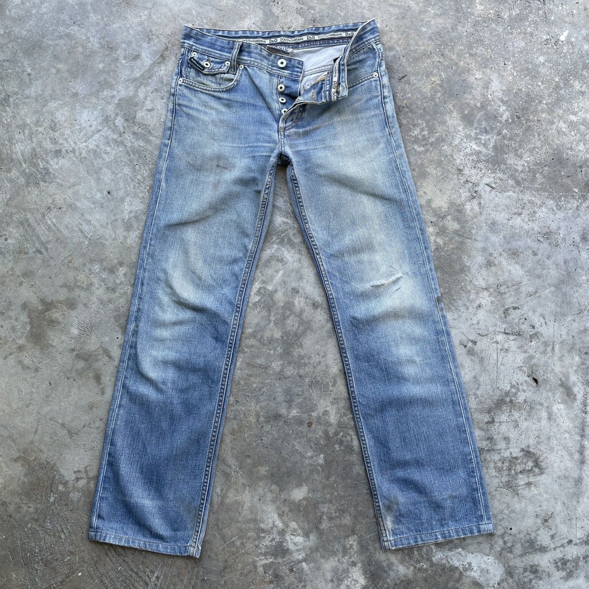 Dolce & Gabbana Vintage Dolce & Cabbana Button Fly Jeans Denim Pants Size US 31 - 1 Thumbnail