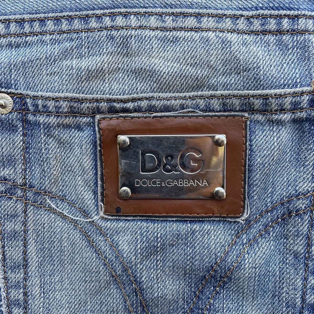 Dolce & Gabbana Vintage Dolce & Cabbana Button Fly Jeans Denim Pants Size US 31 - 10 Thumbnail